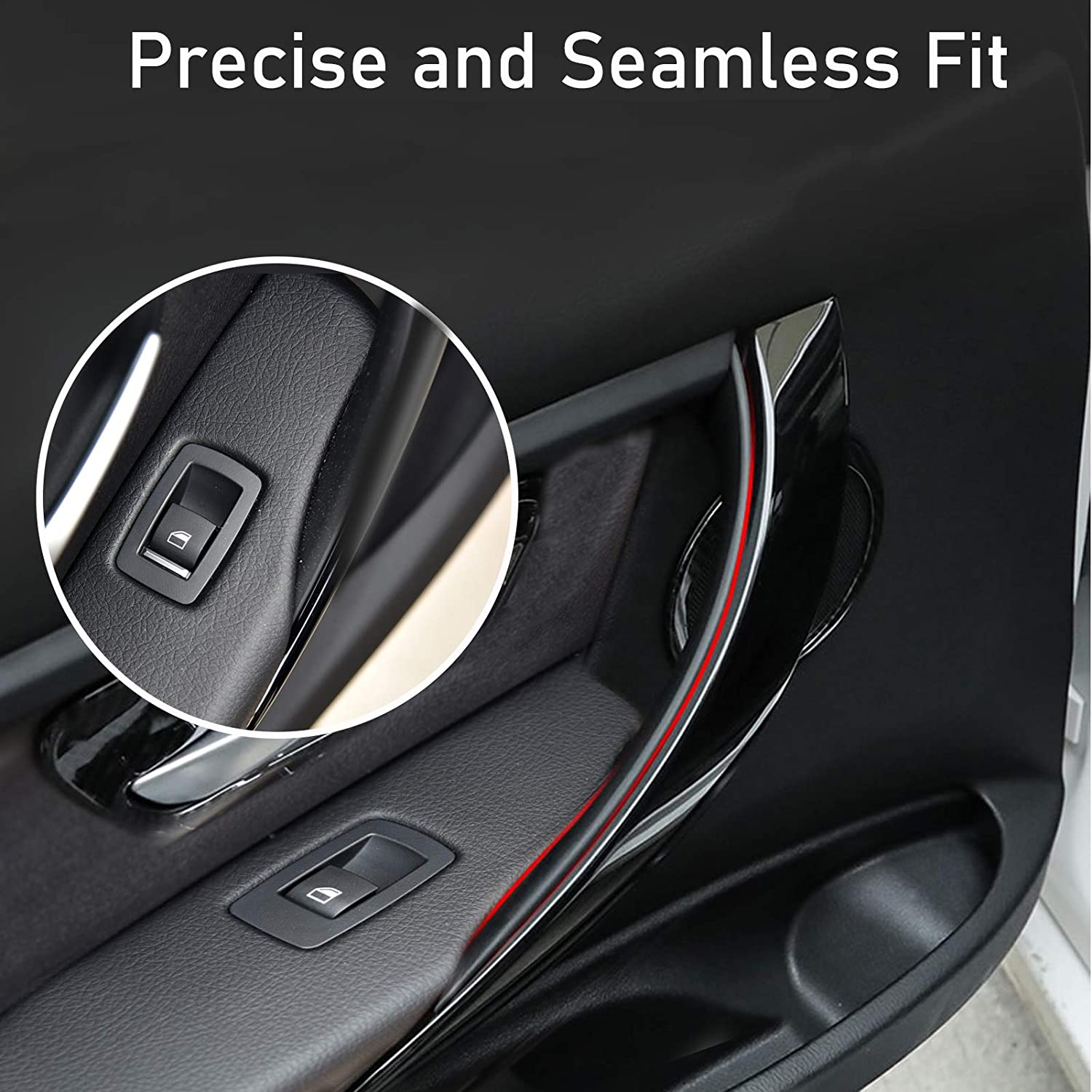 For BMW 3 Series Car Door Handle-F30/F31/F80 2pcs| Black | YDSSTORE