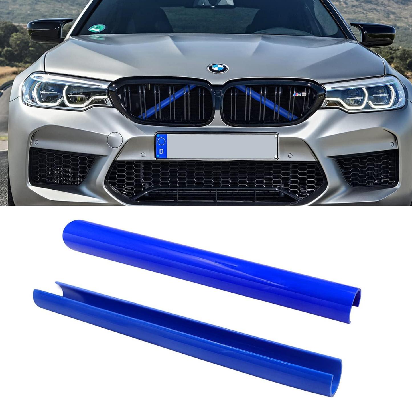 Compatible with BMW Grille Inserts Trims & V Brace Wrap Covers | Red Grill Stripes for 1. 2. 3. 4. 5. 6. 7 Series (F20. F22. F30. F32. G30. G32. G11. G12)-autoydsstore