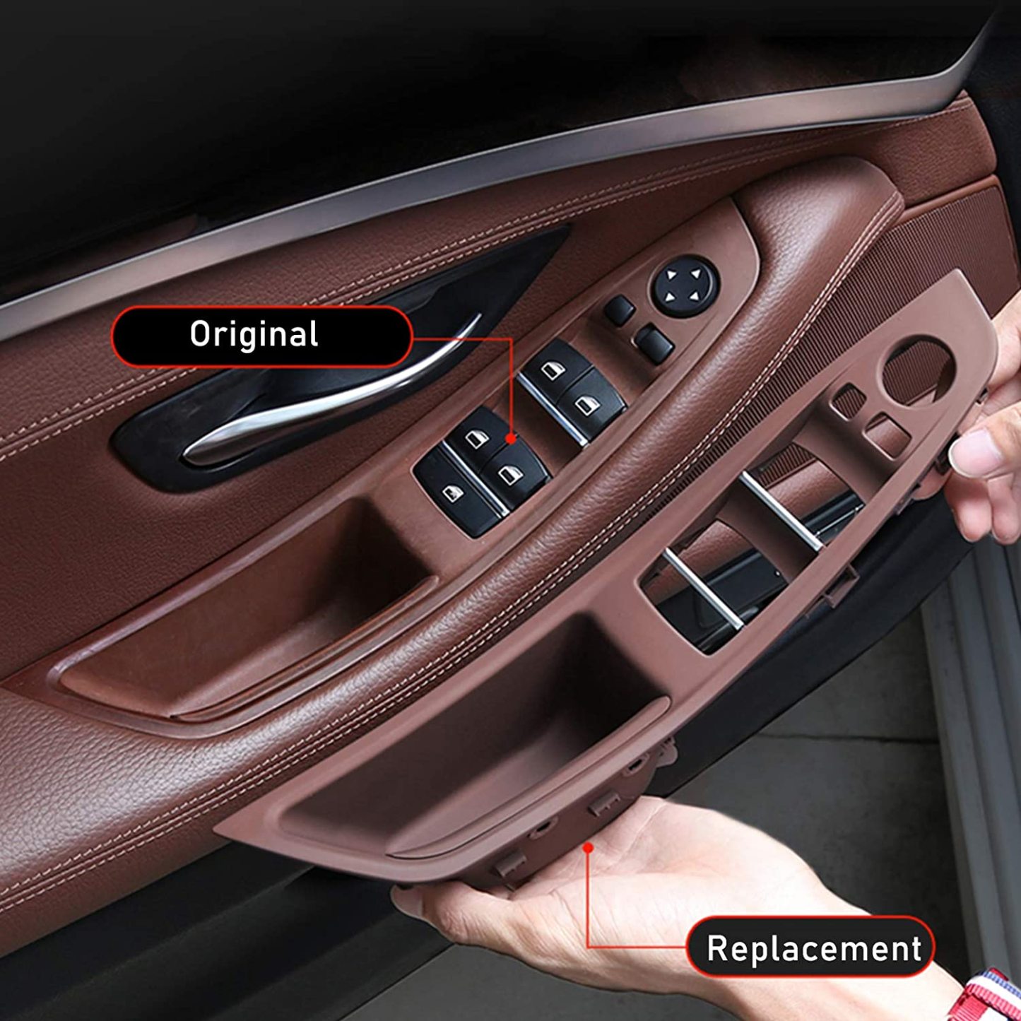 For BMW 5 Series F10/F11 Window Switch Covers | Left | YDSSTORE