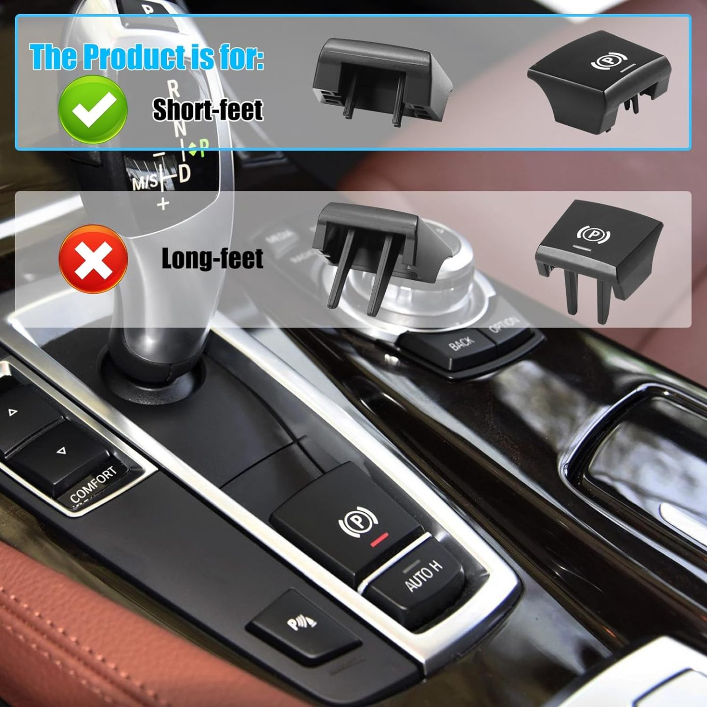 For BMW Parking Brake Button | F10/F12/F01/F25/F26/F15/F16 | 2015-2019 | YDSSTORE