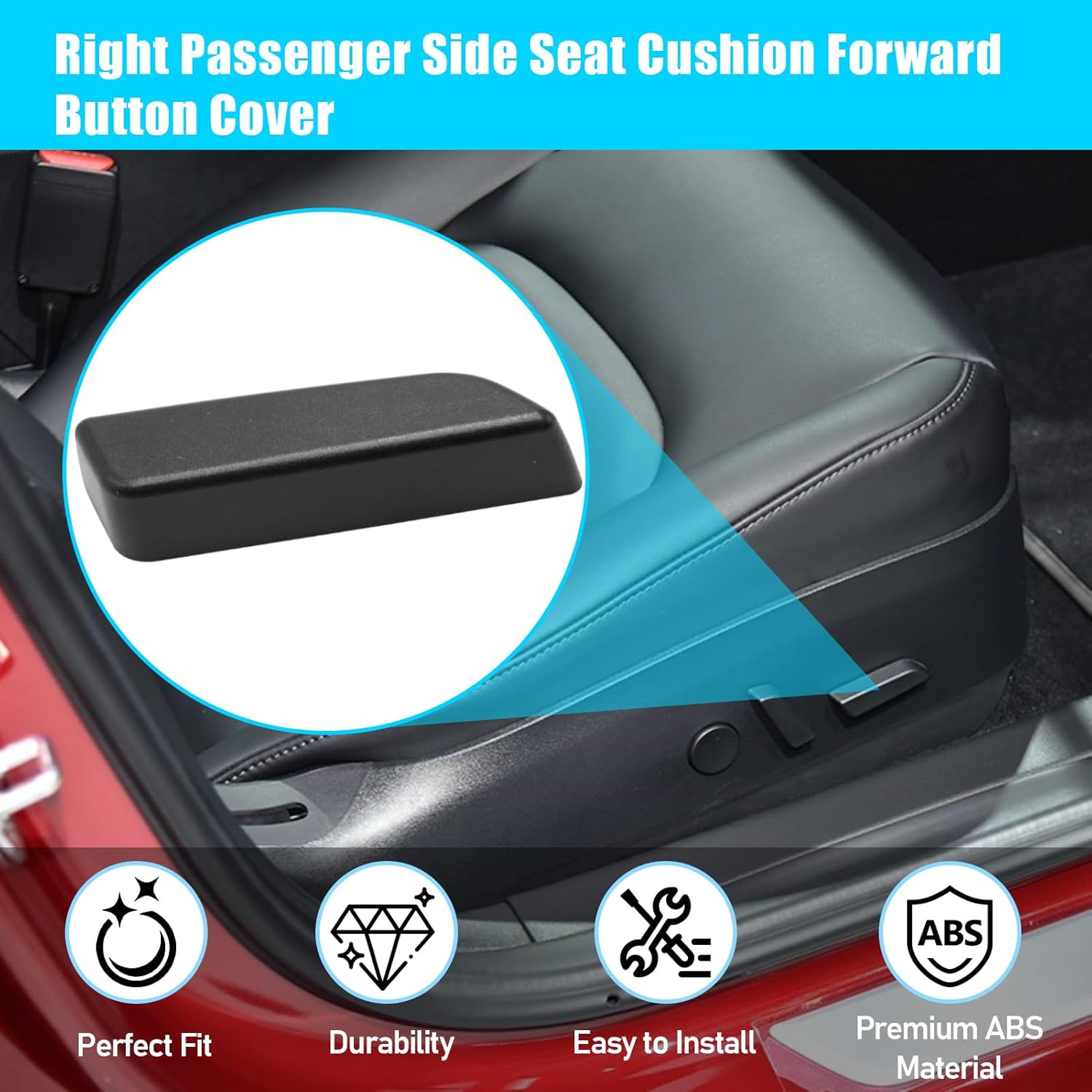 Tesla Model 3/Y Seat Adjuster Button (2017-2020) - Passenger Side | YDSSTORE