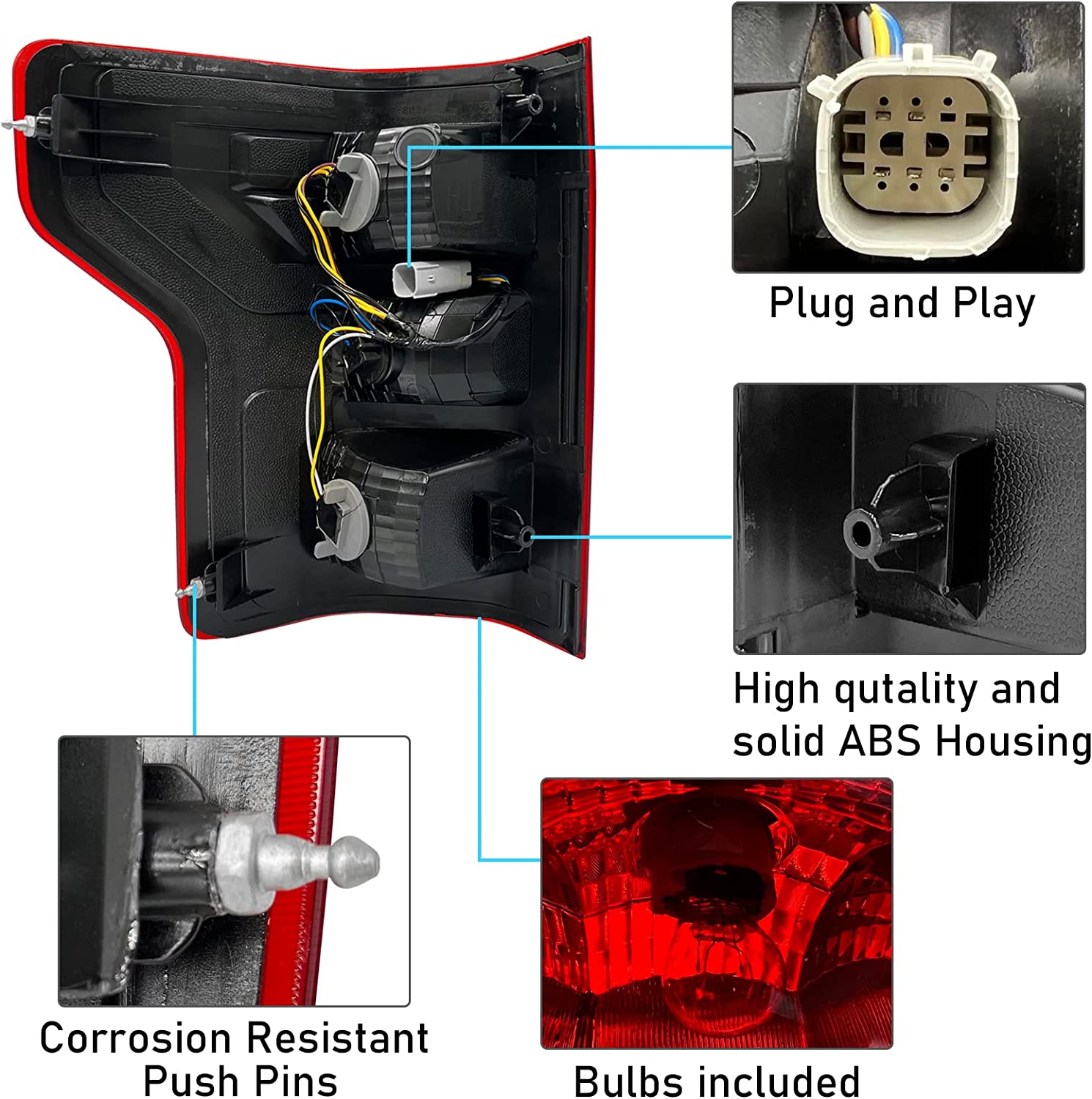 For Ford F150 Tail Light Assembly 2018 2019 2020 | YDSSTORE