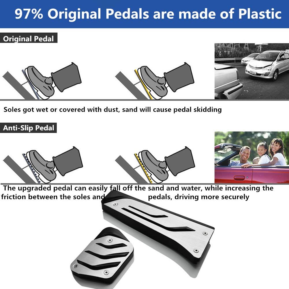 For BMW Gas Pedal and Brake Pedal Covers | YDSSTORE