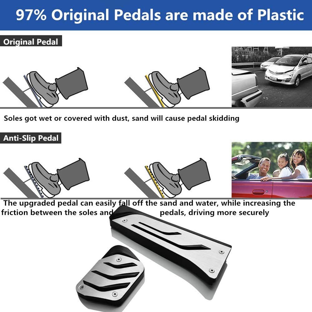 For BMW Gas Pedal and Brake Pedal Covers | YDSSTORE