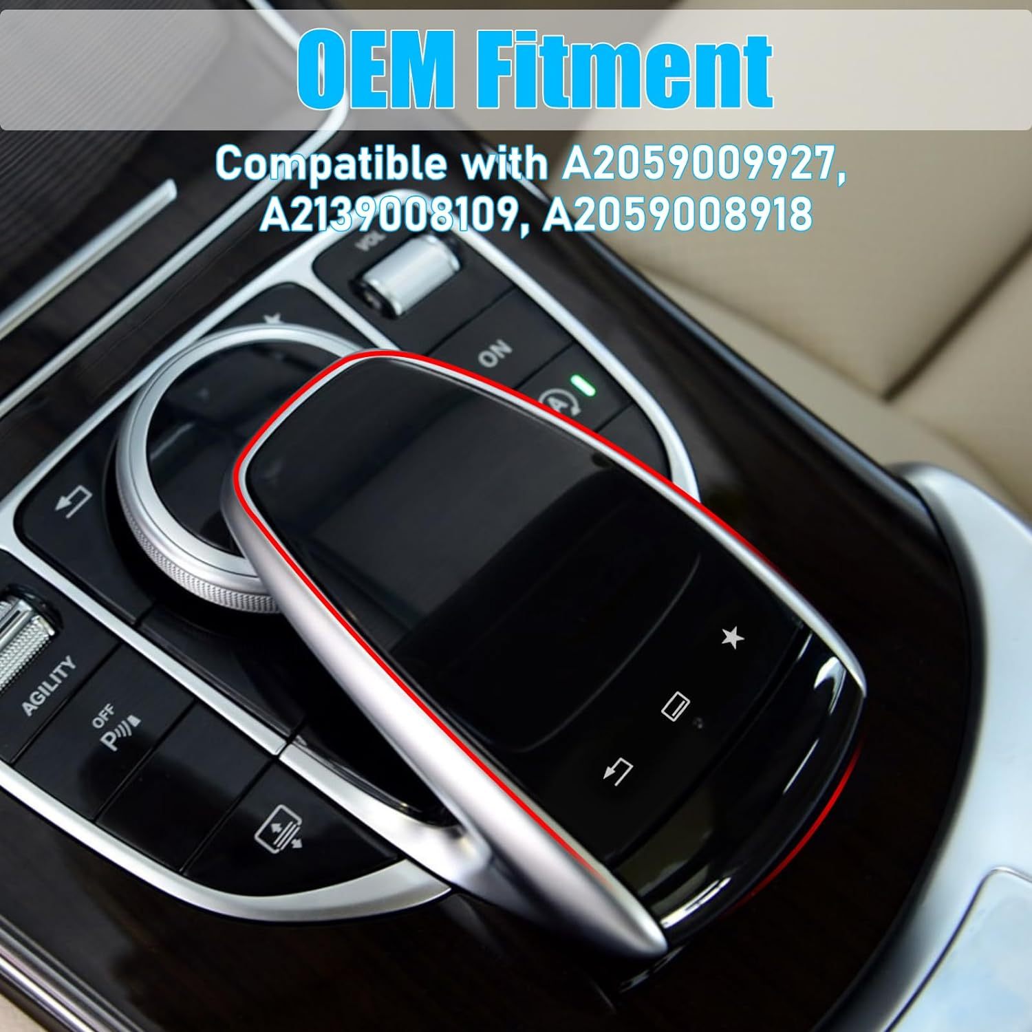 Multimedia Touchpad Cover For Mercedes Benz C E S GLC GLS GLE (C Model) | YDSSTORE