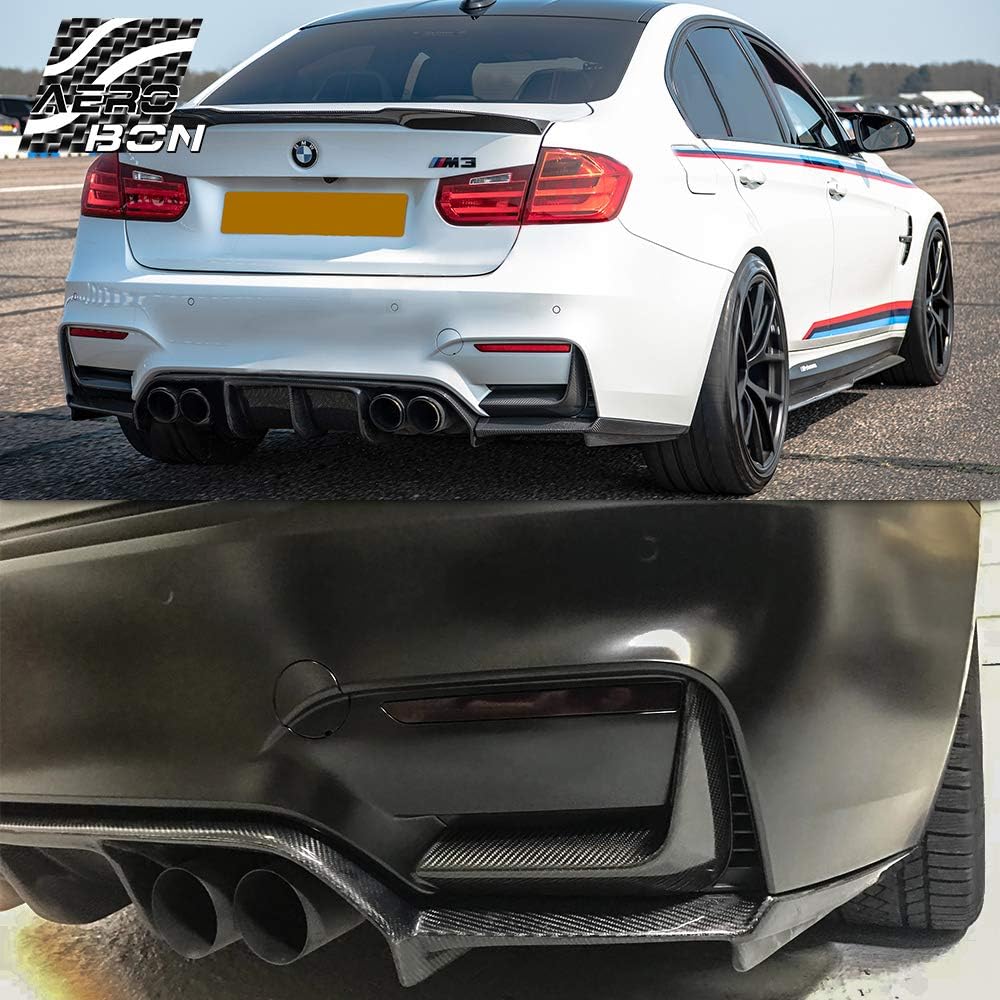 YDSSTORE  Prepreg Dry Carbon Fiber  Bumper Cover Splitter for 2014-2020 BMW M-Power F80 M3 / F82 M4 / F83 M4 Bumper-autoydsstore