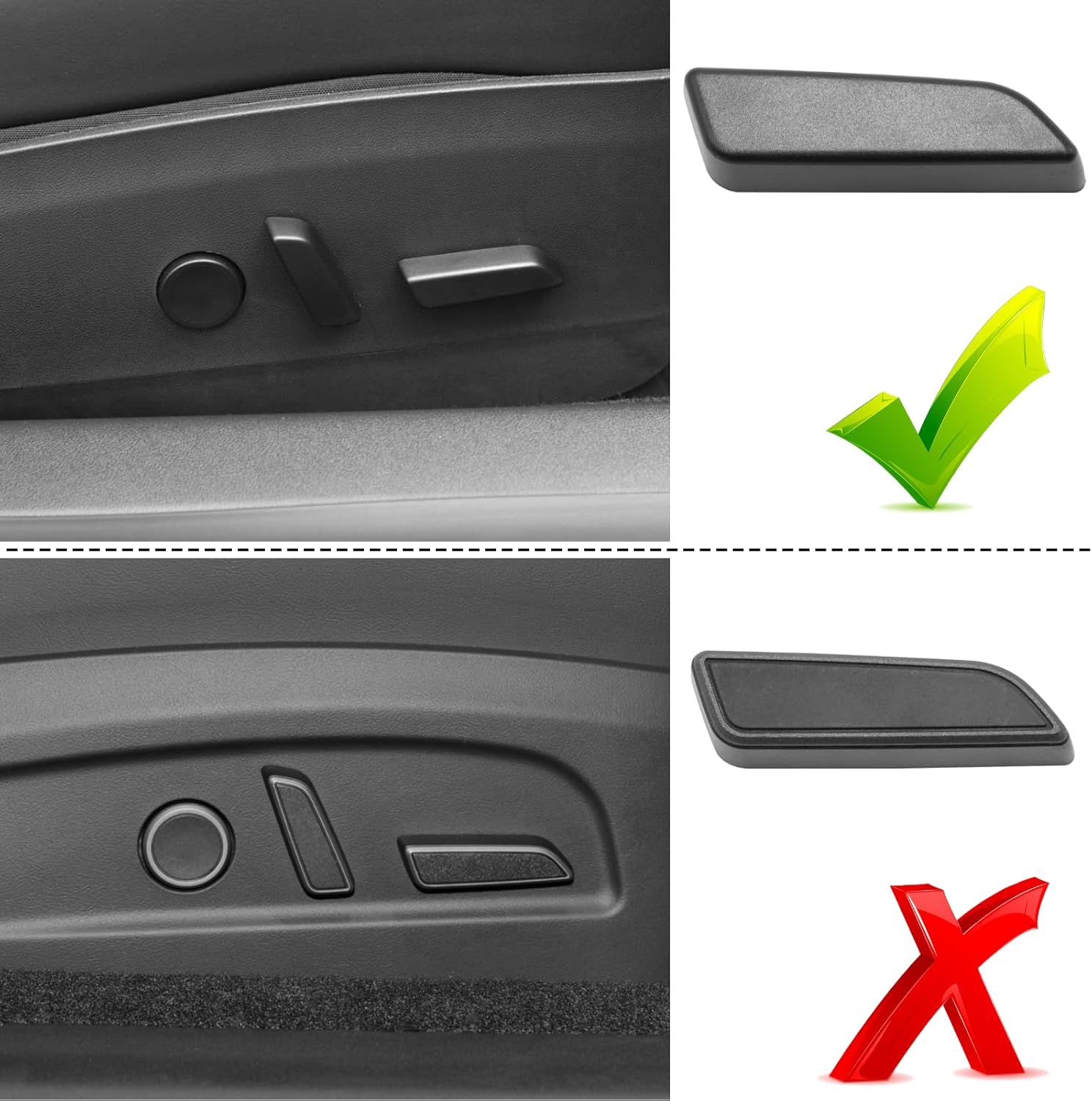 Tesla Model 3/Y Seat Adjuster Button (2017-2020) - Passenger Side | YDSSTORE