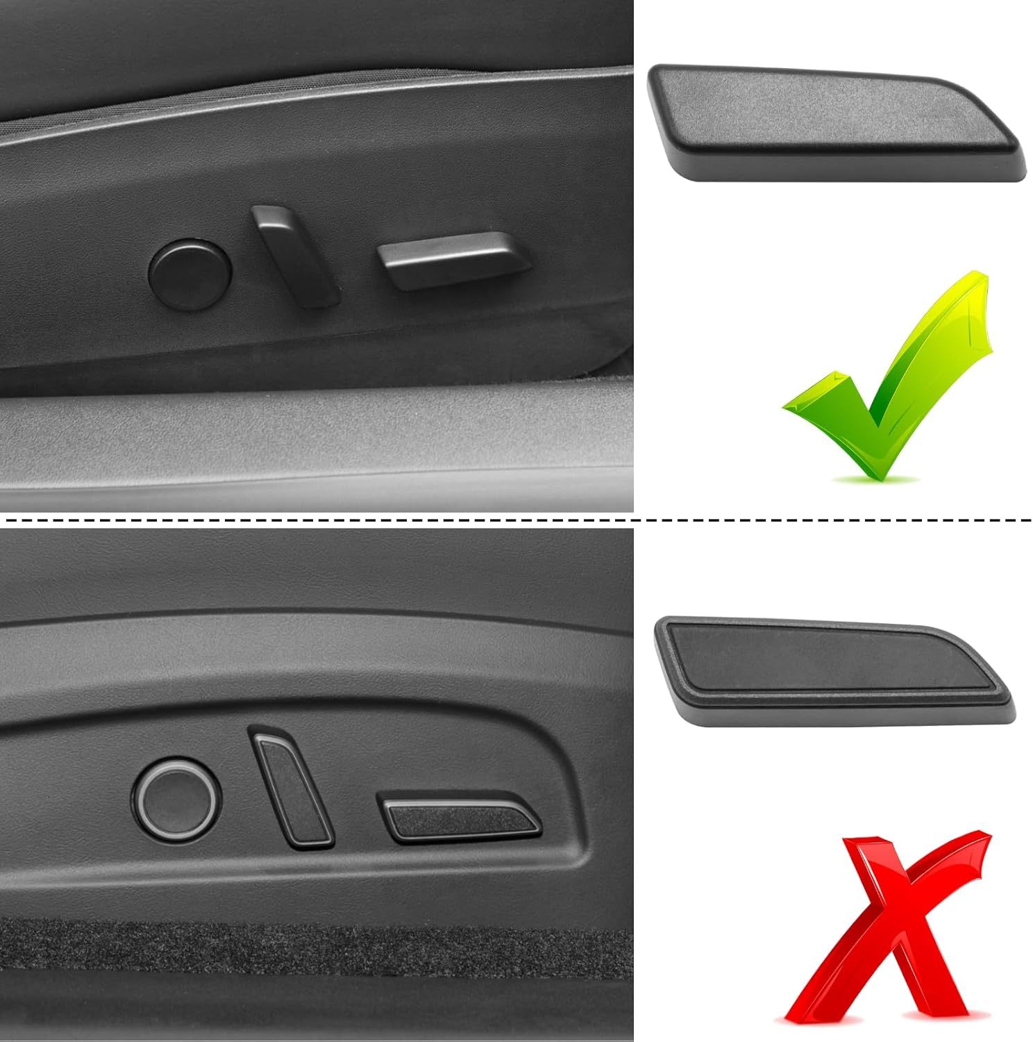 Tesla Model 3/Y Seat Adjuster Button (2017-2020) - Passenger Side | YDSSTORE