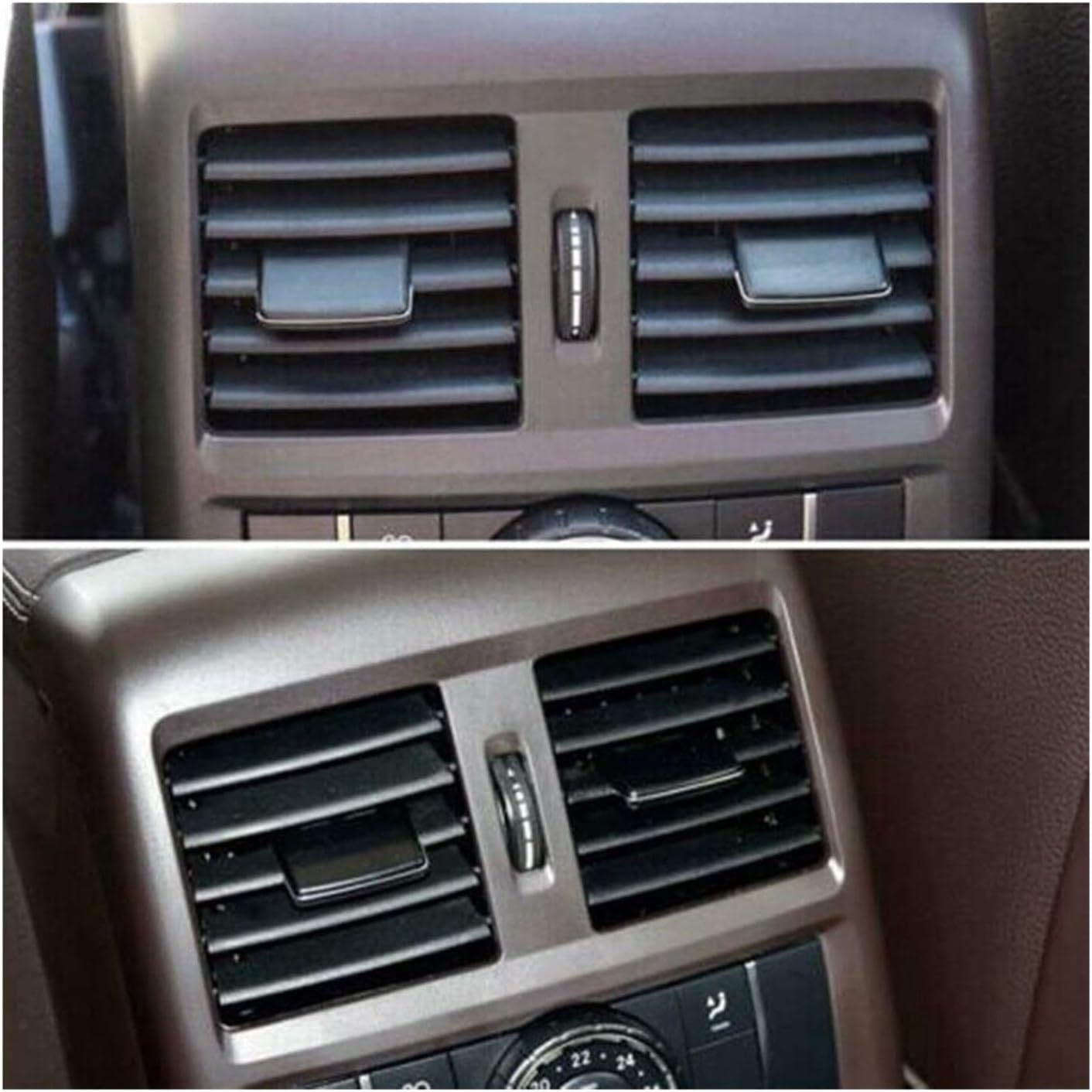 Car Rear Center Console A/C Air Outlet Vent Flow Duct Assy Grille Compatible For Mercedes-Benz W166 W292 ML GL GLE 2012-2019 16683005542A17