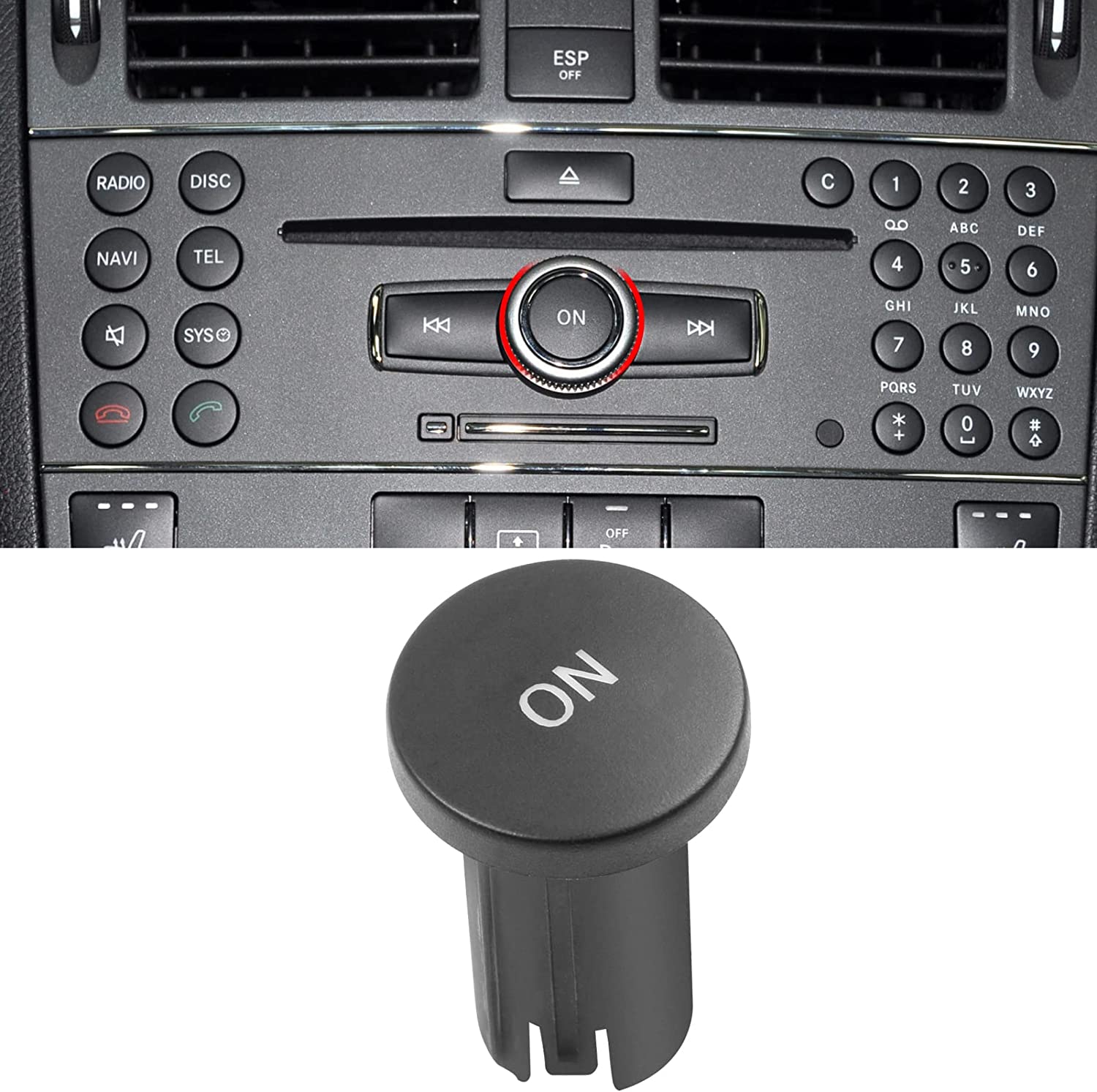 For Mercedes Benz C-Class W204 S204 2008-2011.GLK X204 CD Control Panel On Button | YDSSTORE