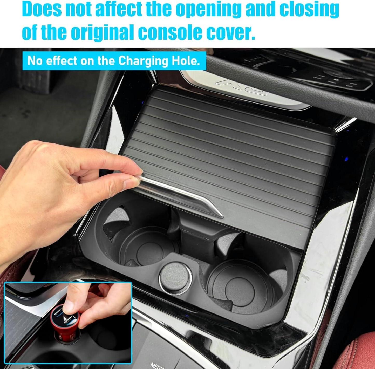 Silicone Anti-Slip Cup Holder Insert & Storage Tray Mat for BMW X3 G01 (2017-2024) & X4 G02 (2018-2024) – Custom Fit. Dust-Proof. Easy to Clean-autoydsstore