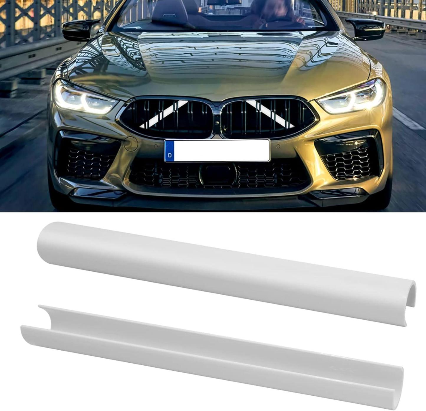 Compatible with BMW Grille Inserts Trims & V Brace Wrap Covers | Red Grill Stripes for 1. 2. 3. 4. 5. 6. 7 Series (F20. F22. F30. F32. G30. G32. G11. G12)-autoydsstore