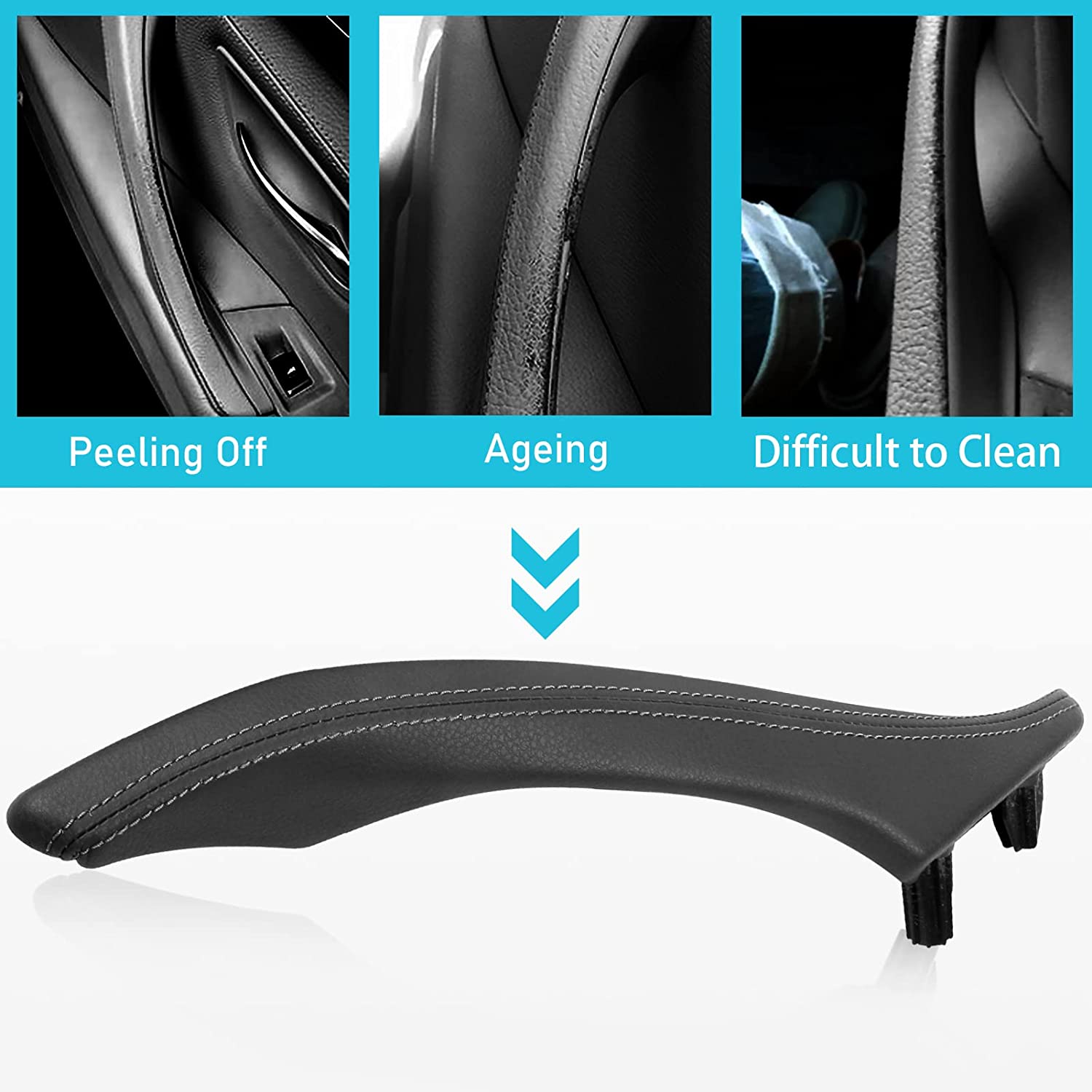 Upgraded For BMW 5 Series Car Door Handle Outer Cover-F10/F11 | Black | YDSSTORE