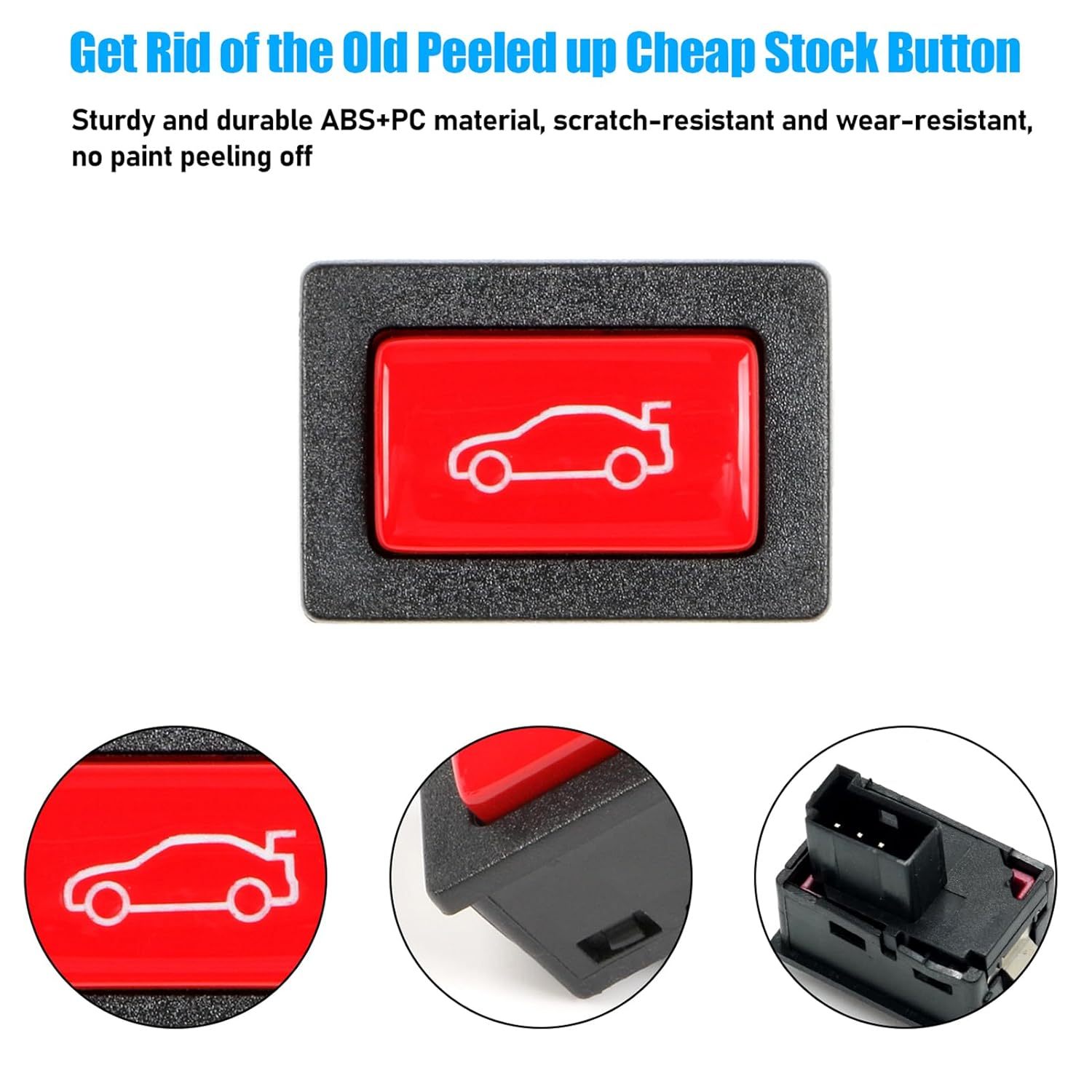 For BMW Trunk Switch Assembly Rear Trunk Button Tailgate Release Switch 1' E81/E82. 2' F22/F23.3' E90/F30.4' F32. 5' E60/F10/F11.6' E63/F12. 7' F01/F02.X1 E84.X3 F25.Z4 E89/G29(Red)-autoydsstore