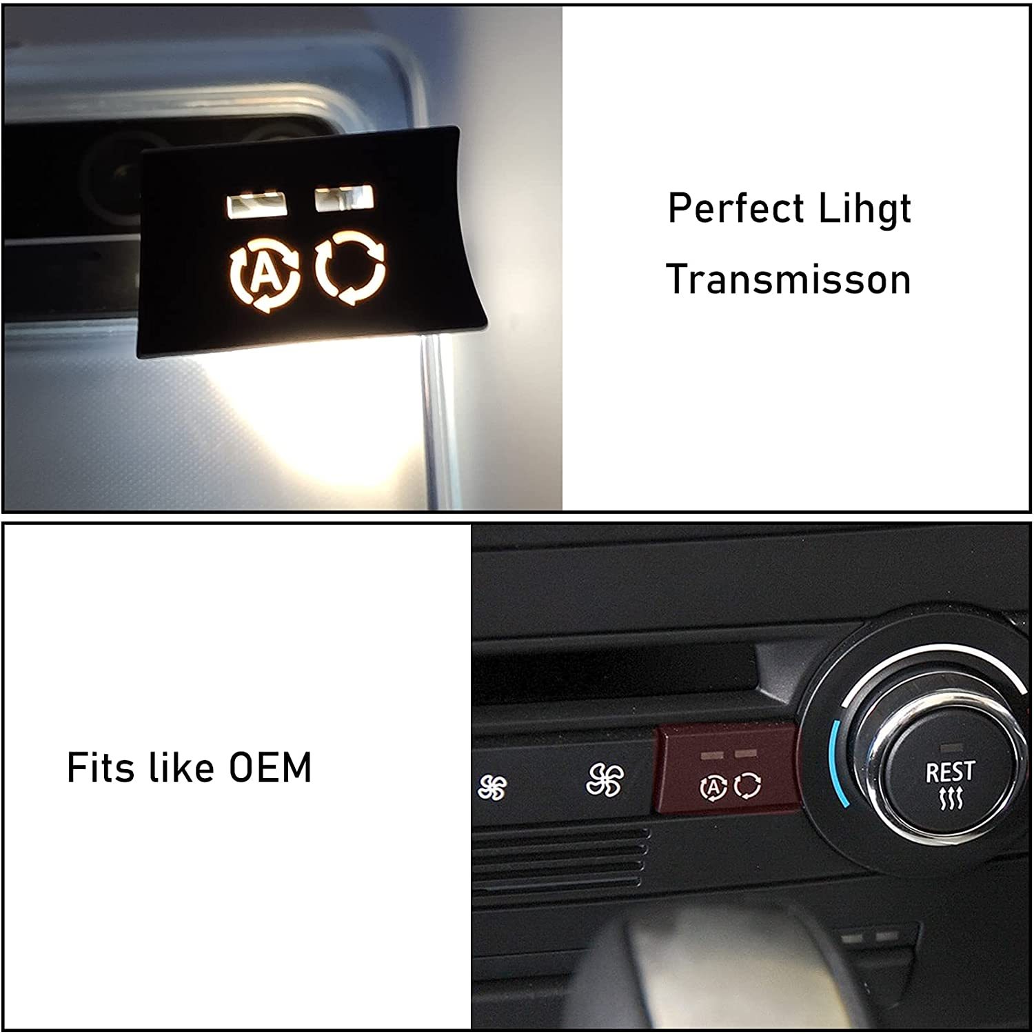 For BMW 1'/3'/X1/X3/X4 Air Recirculation Button Covers | YDSSTORE