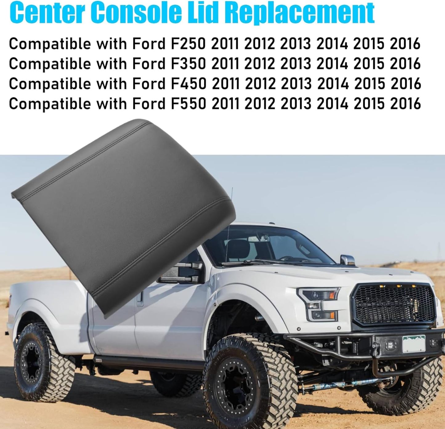 For Ford F250 F350 F450 F550 Center Console Lid Replacement BC3Z2806024AA | YDSSTORE