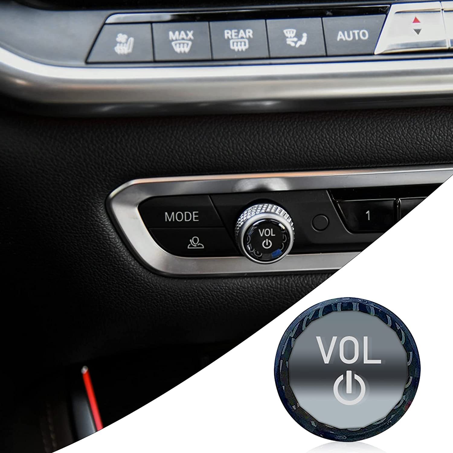 For BMW Crystal Volume Knob Button Covers | YDSSTORE