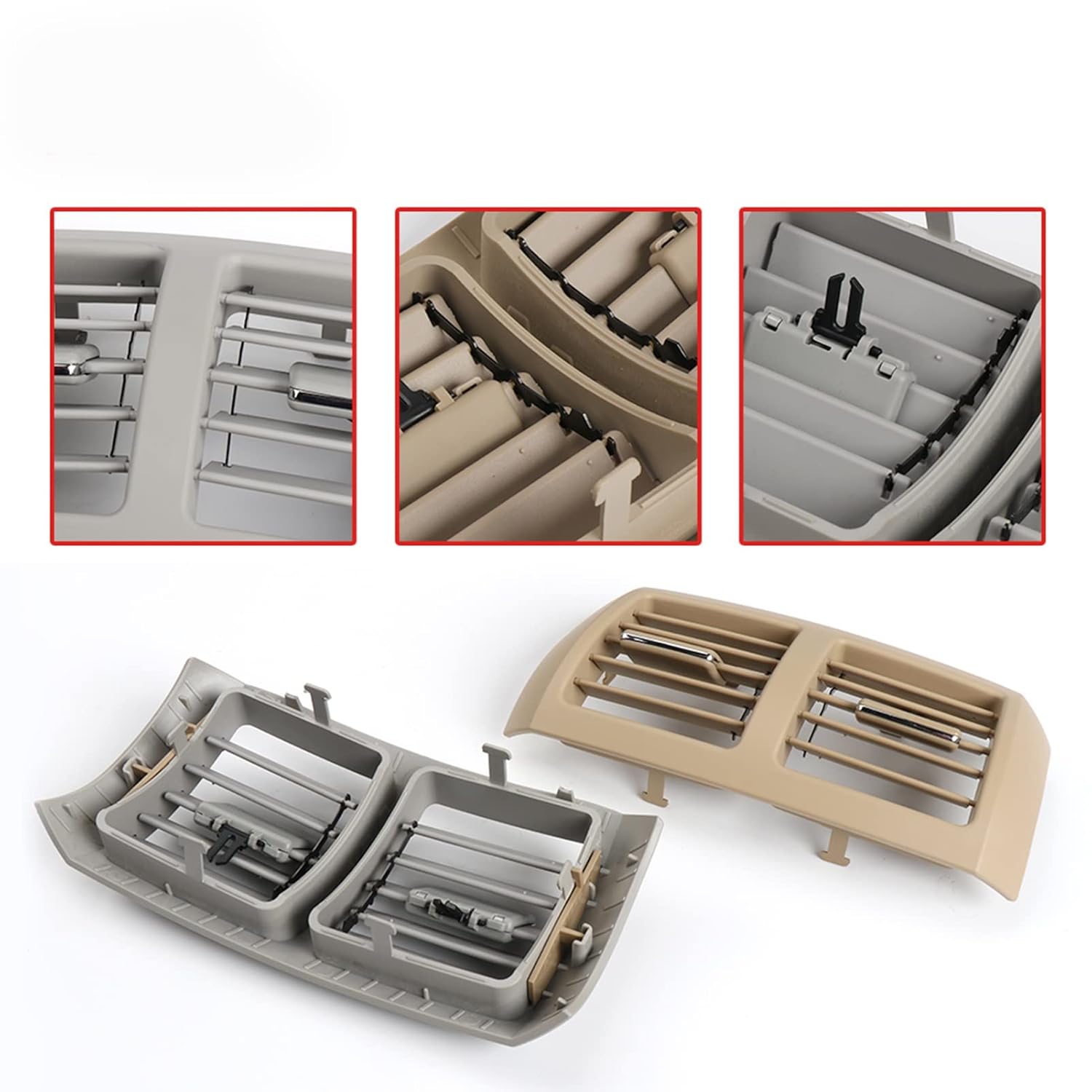 Rear Center Console Air Vent Cover for Benz W251 R Class Vent Fresh Air Outlet Vents Grille 2518301154 Replacement Part