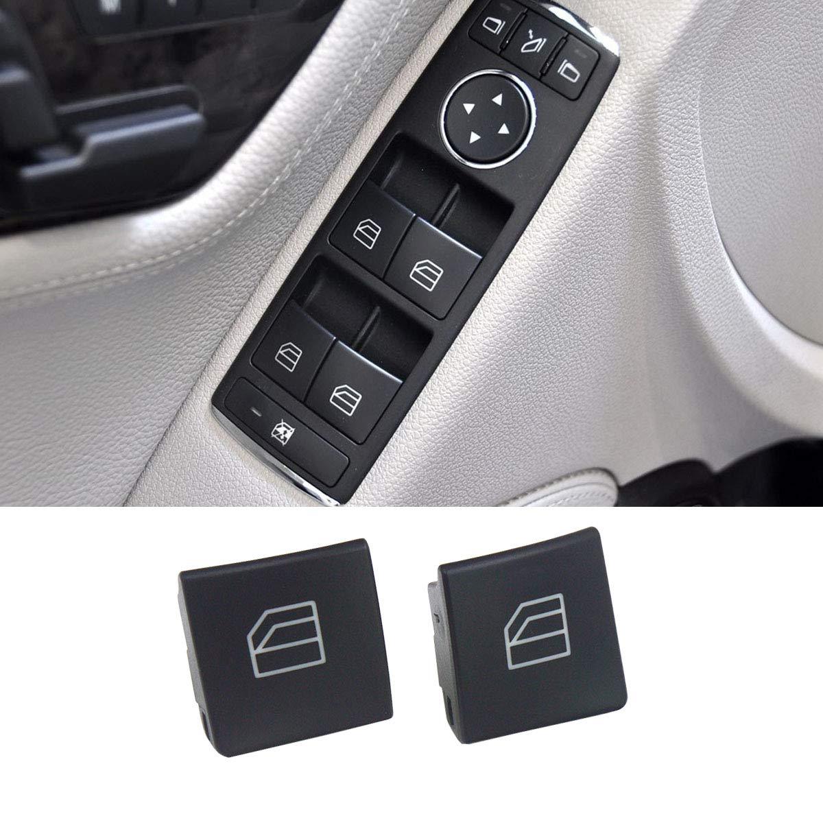 For Mercedes Benz Driver Window Switch Button Covers 2pcs  | YDSSTORE