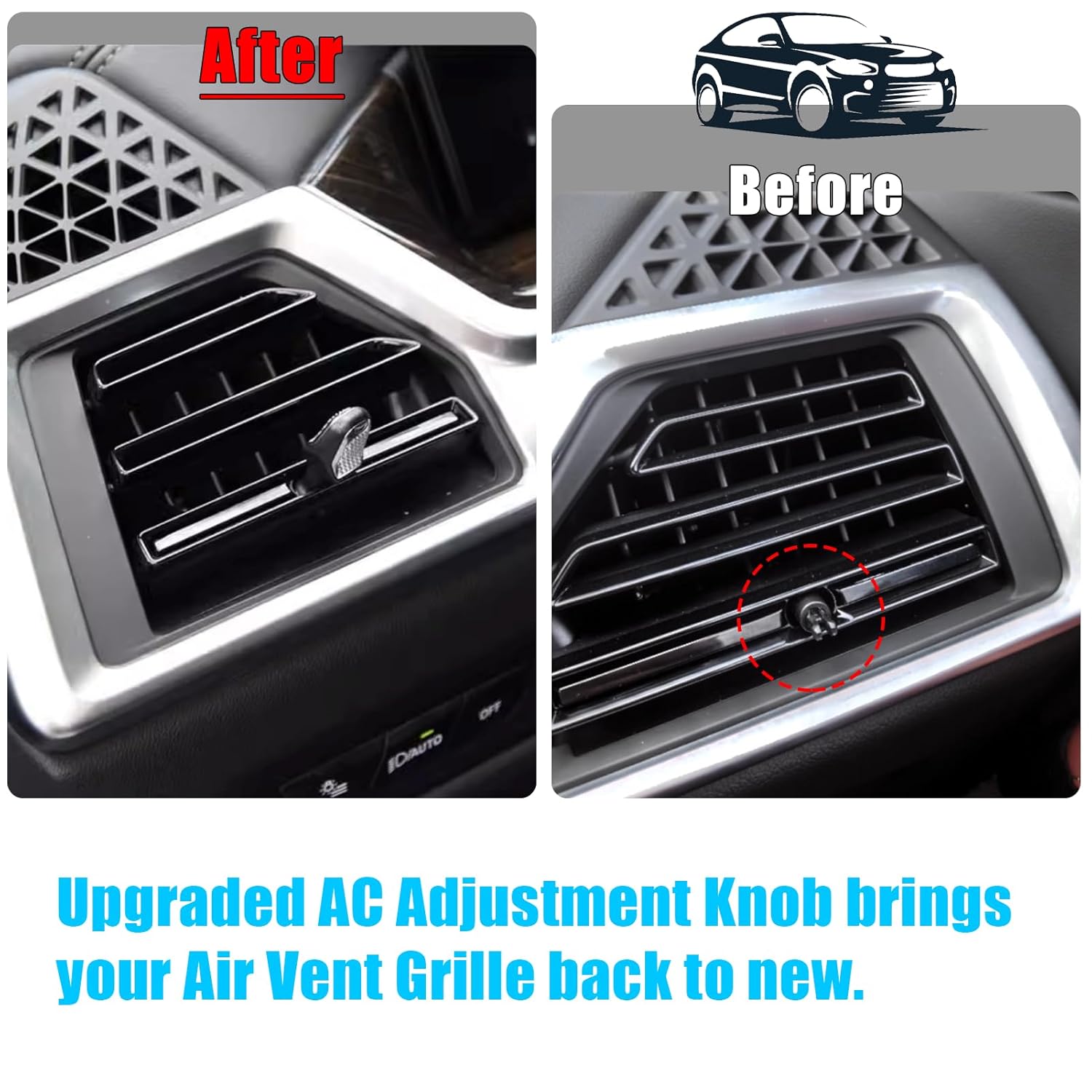 BMW X5 G05/X6 G06/X7 G07/XM AC Vent Knob Replacement (2023-2025) | YDSSTORE