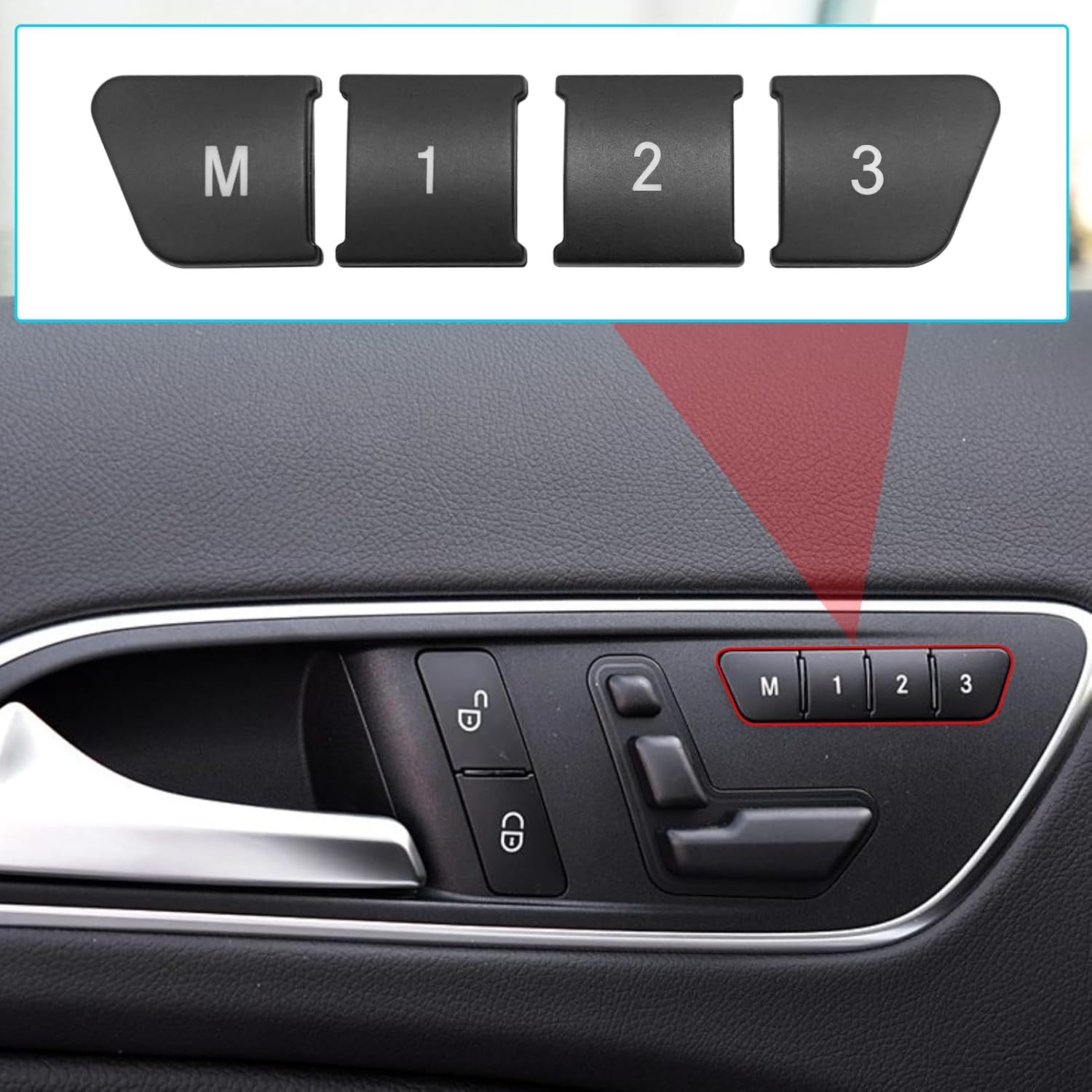 Seat Memory Button Replacement For Mercedes Benz C E ML CLA GLK GL CLS GLA GLE GLS (Left) | YDSSTORE