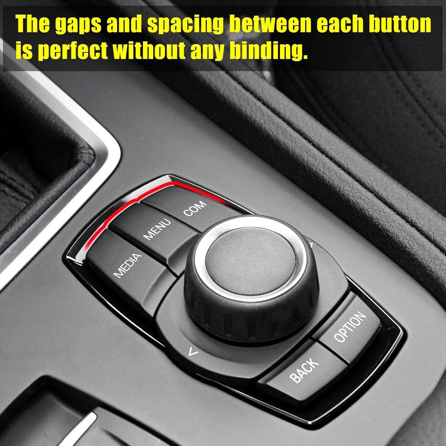 BMW iDrive Button Replacement Kit Multimedia Control Buttons for 1 Series F20 F21 2 Series F22 F23 3 Series F30 F31 F34 F80 4 Series F32 F33 F36 F82 X1 F48 X3 F25. X4 F26. X5 F15 X6 F16 (2012-2019)-autoydsstore