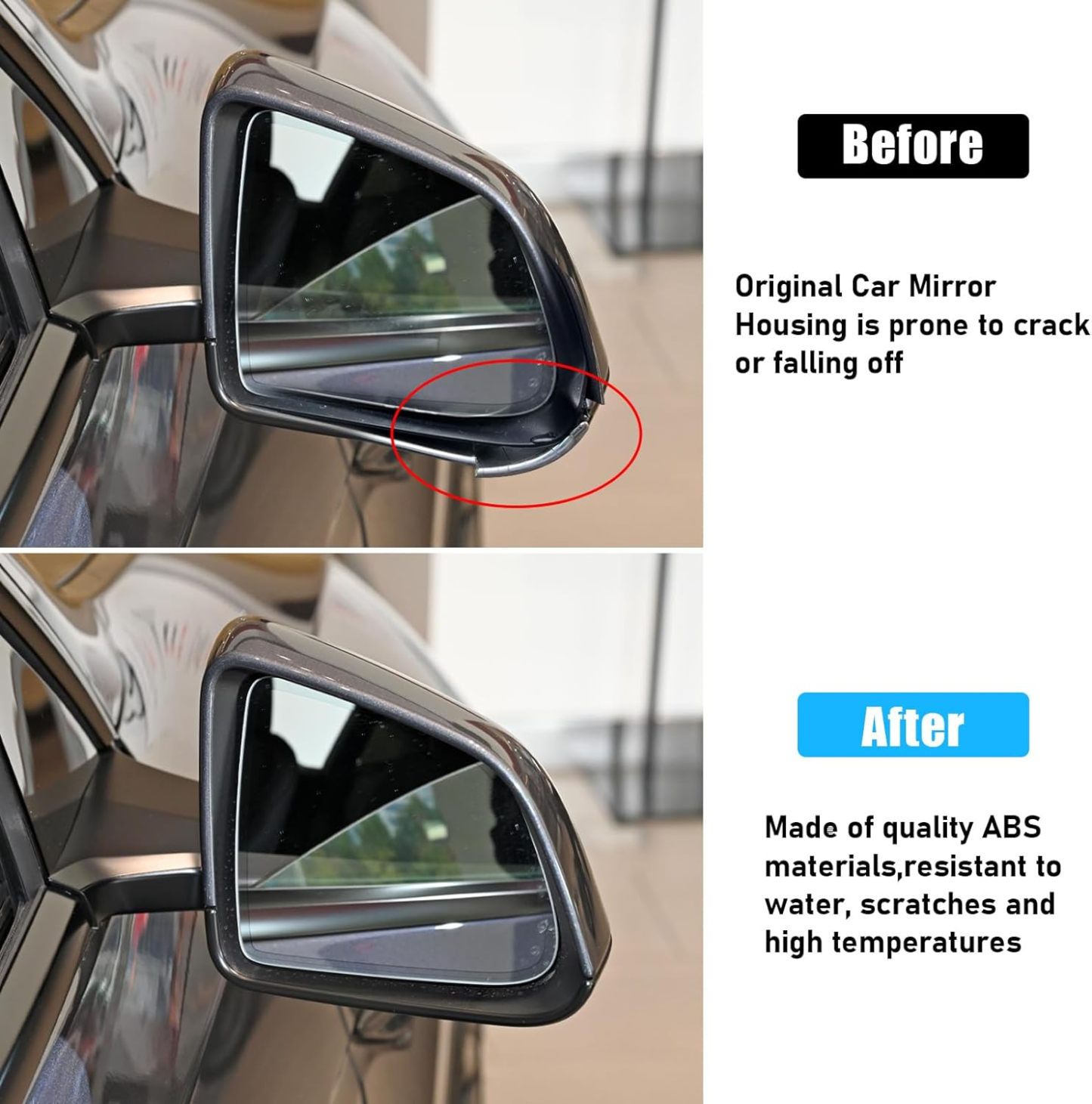 For Tesla Model Y Side Mirror Cover Housing Right Passenger Side | YDSSTORE