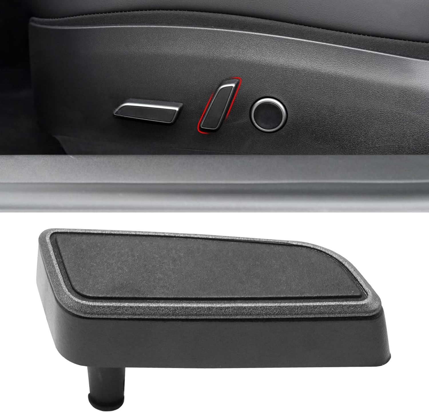 YDSSTORE Compatible with Tesla Model 3/Y Seat Adjustment Button 2021 2022 2023. Left Driver Side Backrest Adjust Button Cover for Model 3 Model Y Seat Adjust Button 1098841-01-E.Power Seat Switch Button-autoydsstore