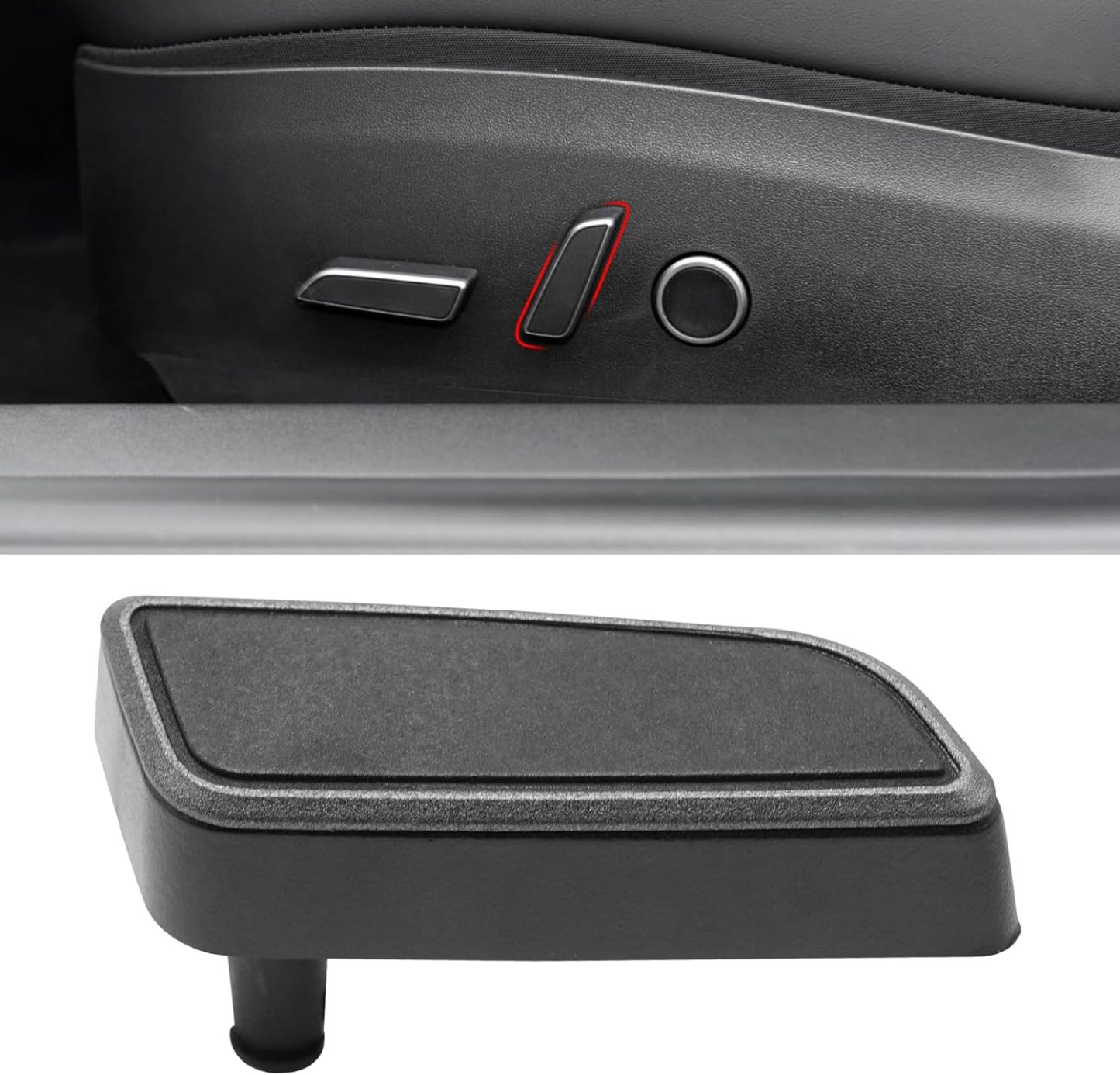 YDSSTORE Compatible with Tesla Model 3/Y Seat Adjustment Button 2021 2022 2023. Left Driver Side Backrest Adjust Button Cover for Model 3 Model Y Seat Adjust Button 1098841-01-E.Power Seat Switch Button-autoydsstore