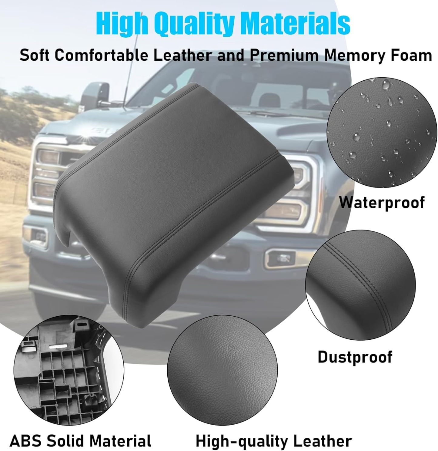 For Ford F250 F350 F450 F550 Center Console Lid Replacement BC3Z2806024AA | YDSSTORE