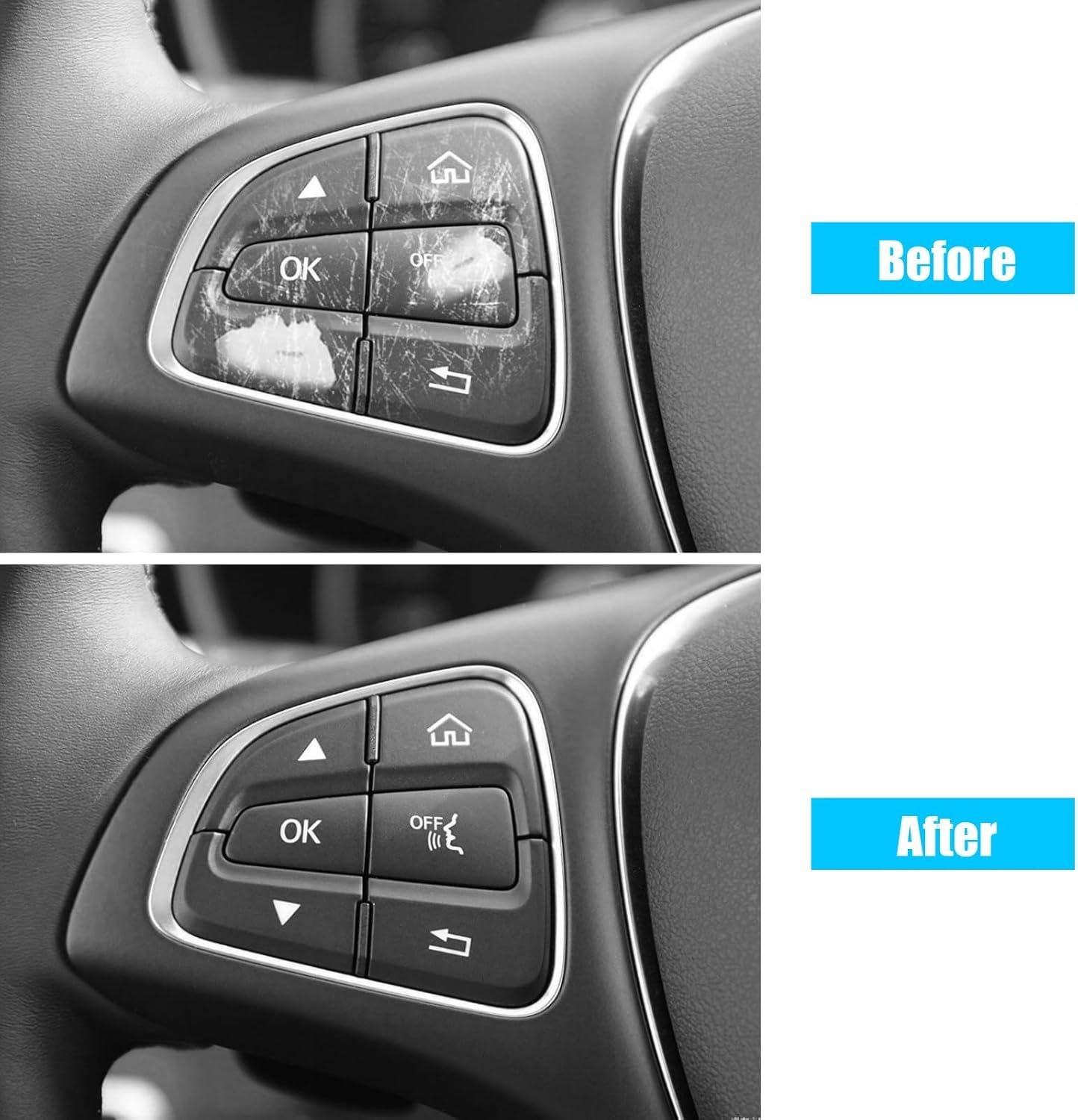 Mercedes Benz C Class W205/GLC X253 Steering Wheel Buttons Replacement (2016-2019) | YDSSTORE