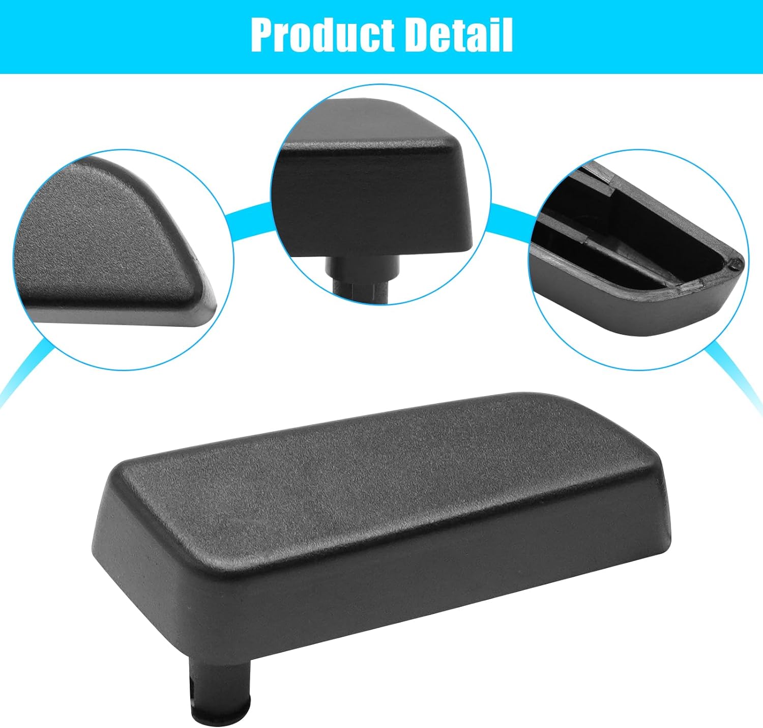 YDSSTORE Compatible with Tesla Model 3/Y Seat Adjustement Button 2017 2018 2019 2020. Front Driver Side Seat Back Forward Button Cover for Tesla Model 3 Model Y. Seat Adjuster Switch Button 1098841-00-E-autoydsstore