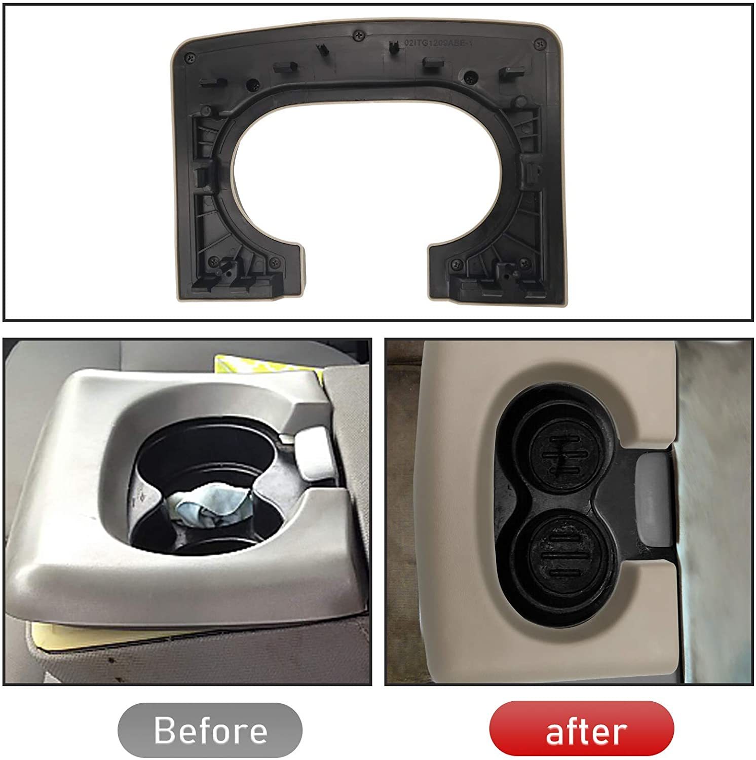 Upgraded For Ford F150 Cup Holder Armrest Pad Replacement | YDSSTORE