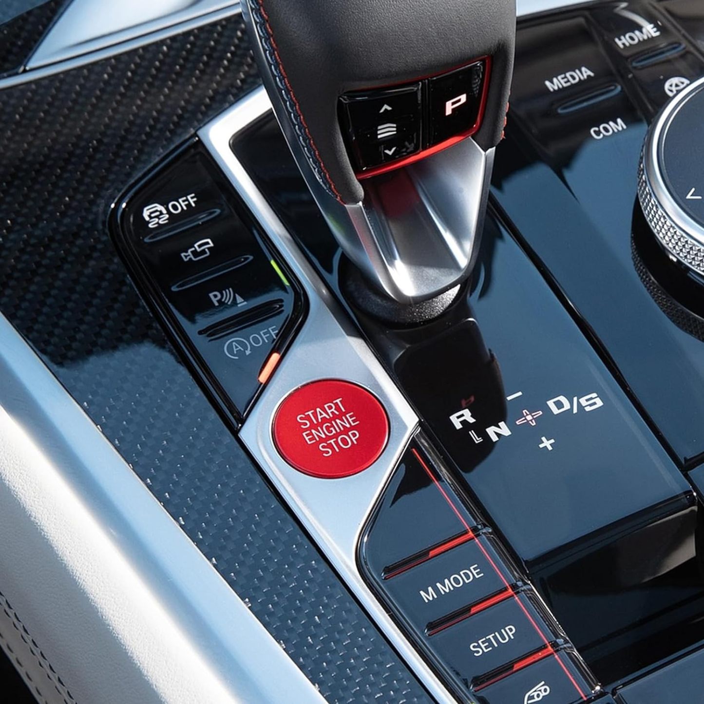 Sports Red Start Stop Button For BMW 1 2 3 8 X5 X6 X7 Z4 | YDSSTORE