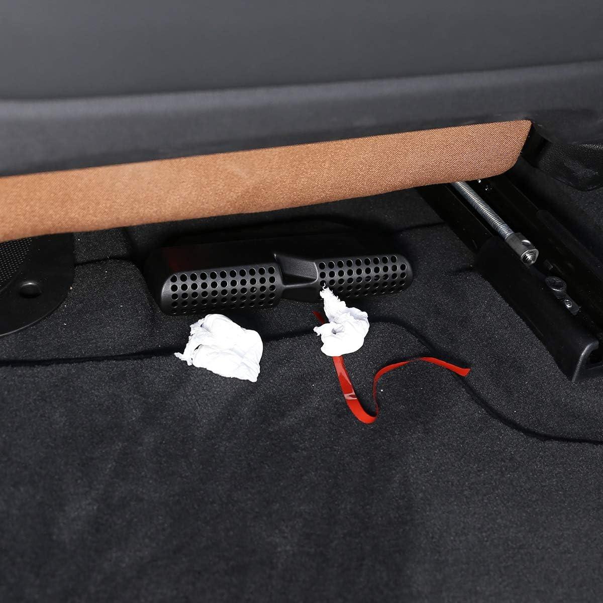 2pcs ABS Car Under Seat Air Outlet Vent Protect Cover Trim Accessories for BMW X5 G05 X6 G06 X7 G07 2019-2023-autoydsstore