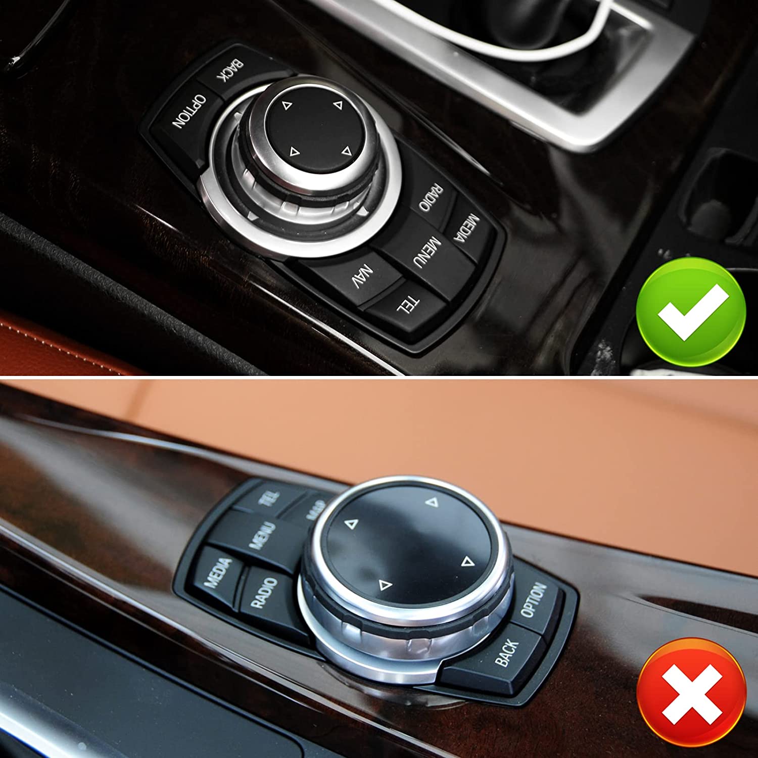 For BMW iDrive Auto Parts Button Covers | 1PCS | YDSSTORE