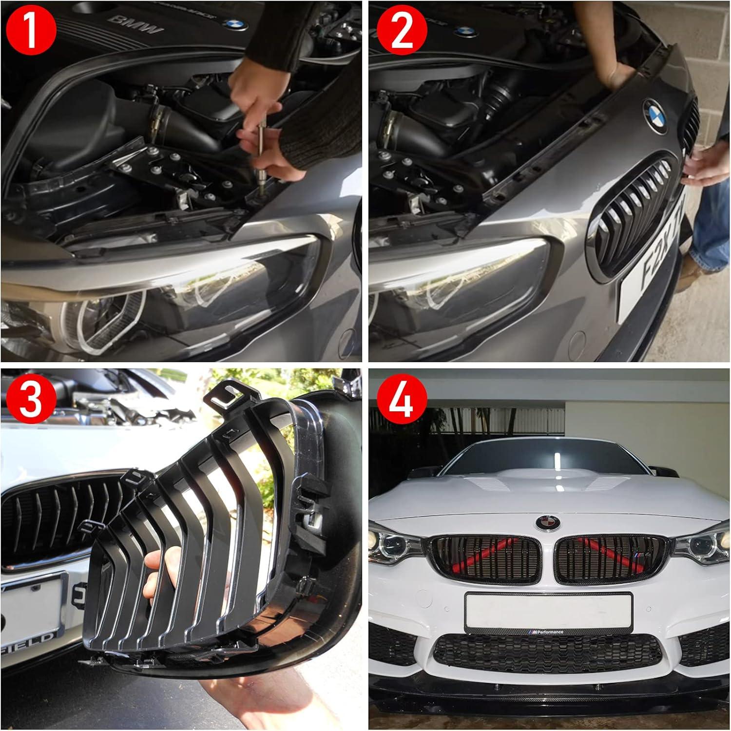 Compatible with BMW V Brace Cover. Grille Inserts V Bar Brace Wrap Covers for BMW X3. X4. X5. X6. X7 (F25. G01. F26. G02. E70. F15. G05. E71. F16. G06. G07)-autoydsstore