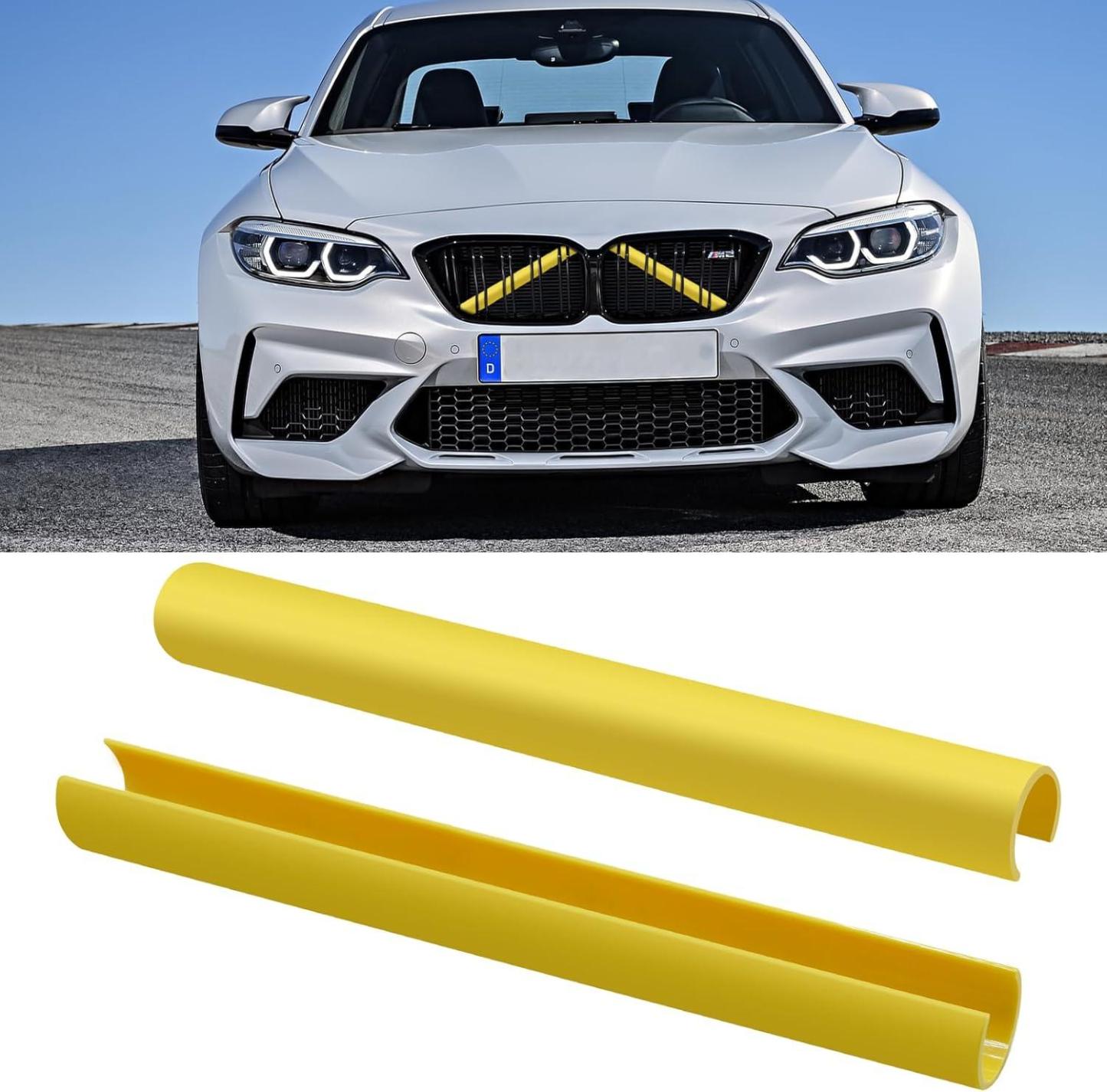 Compatible with BMW Grille Inserts Trims & V Brace Wrap Covers | Red Grill Stripes for 1. 2. 3. 4. 5. 6. 7 Series (F20. F22. F30. F32. G30. G32. G11. G12)-autoydsstore