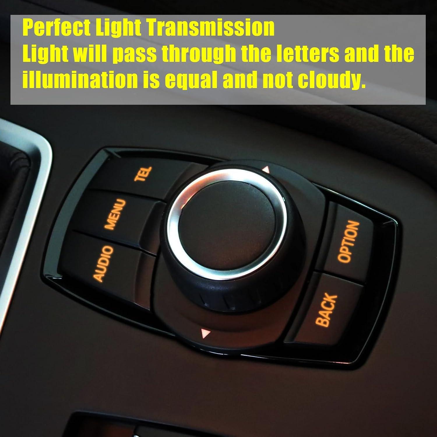 BMW iDrive Button Replacement Kit Multimedia Control Buttons for 1 Series F20 F21 2 Series F22 F23 3 Series F30 F31 F34 F80 4 Series F32 F33 F36 F82 X1 F48 X3 F25. X4 F26. X5 F15 X6 F16 (2012-2019)-autoydsstore