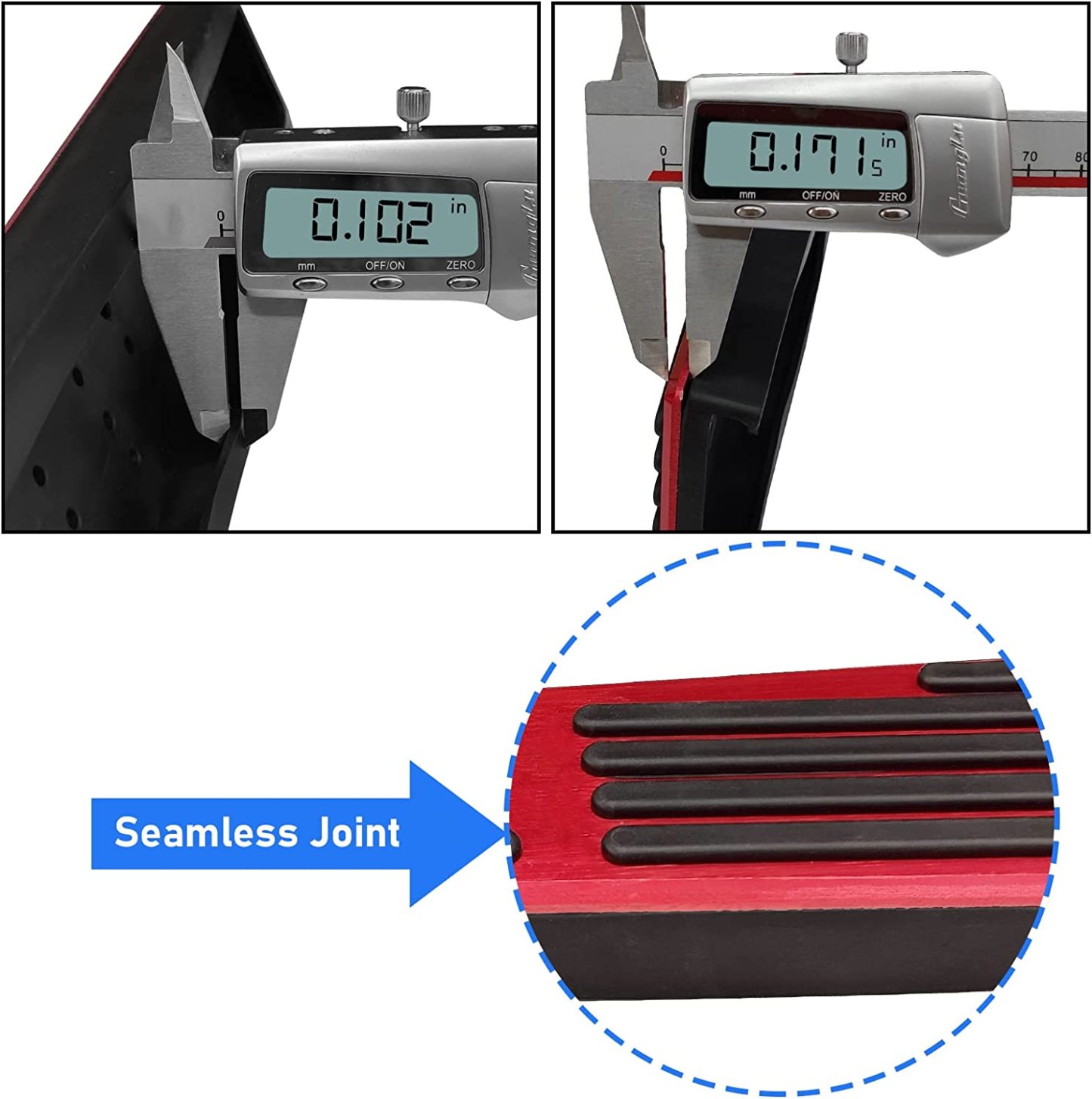 For BMW Gas Pedal and Brake Pedal Covers - A Model Red | YDSSTORE