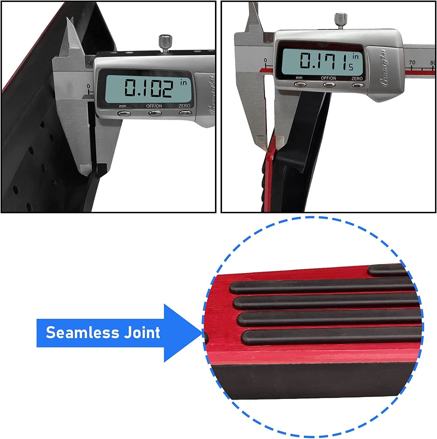 For BMW Gas Pedal and Brake Pedal Covers - A Model Red | YDSSTORE