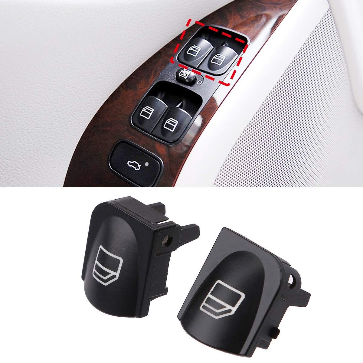 For Mercedes Benz Power Window Switch Button Covers - C-Class 2PCS | YDSSTORE