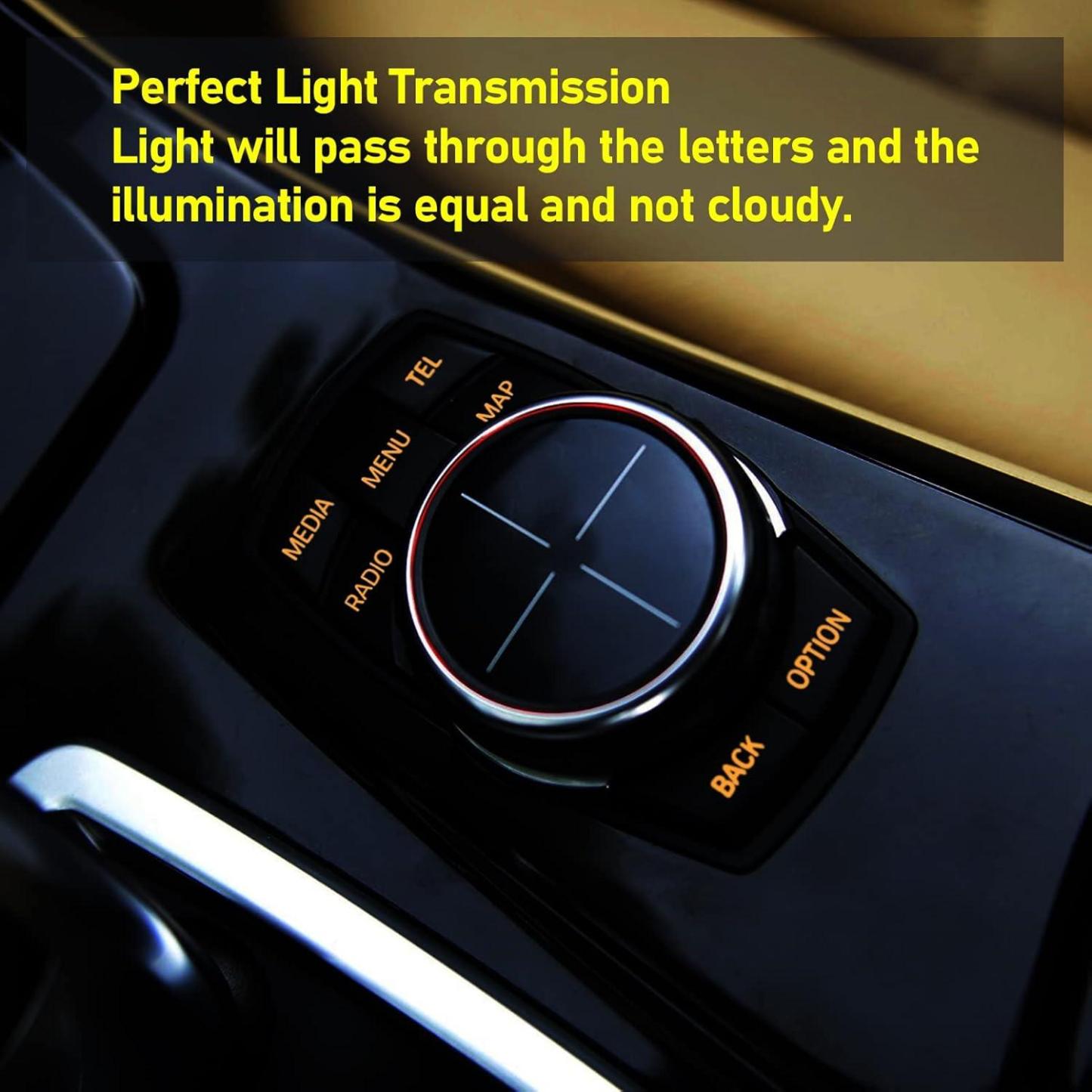 BMW iDrive Multimedia Control Button Replacement  Compatible with 1 Series F20 F21. 2 Series F22 F23 F45 F46. 3 Series F30 F31 F32 F33 F36. 4 Series F32 F33 F36. 5 Series F07 F10 F11. 7 Series F01 F02 F03 F04. X1 F48. X3 F25. X4 F26. X5 F15. X6 F16-autoydsstore