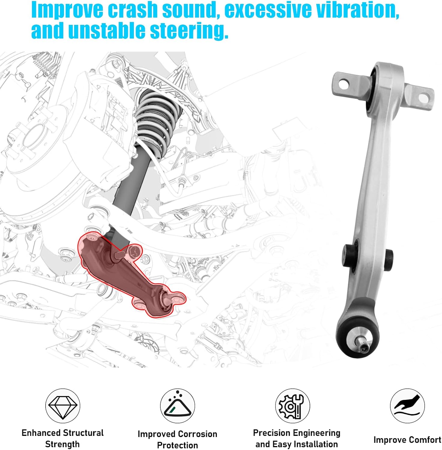 Tesla Model 3 Front Lower Control Arm| YDSSTORE