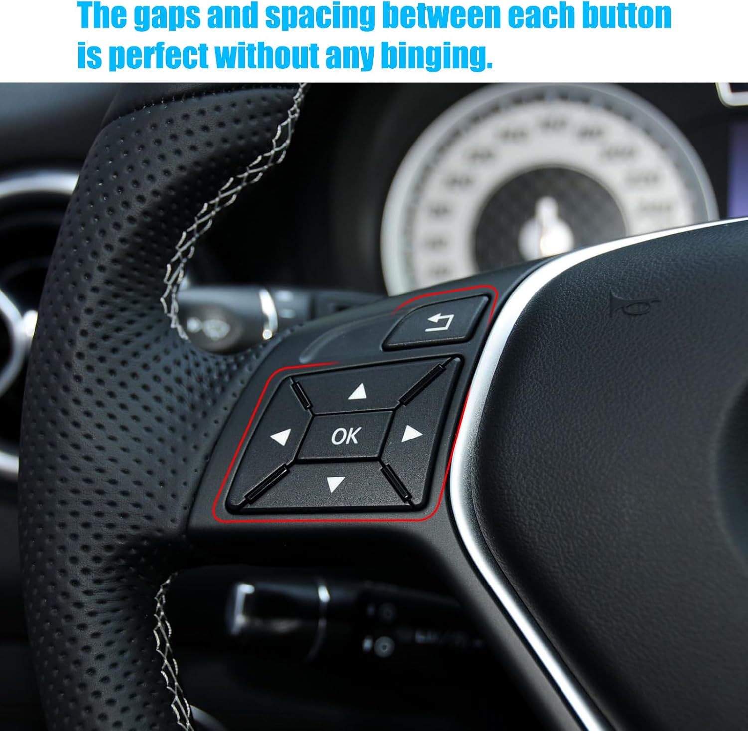 For Mercedes Benz Steering Wheel Buttons Replacement A B C E GLK CLA CLS SLK SLC | YDSSTORE