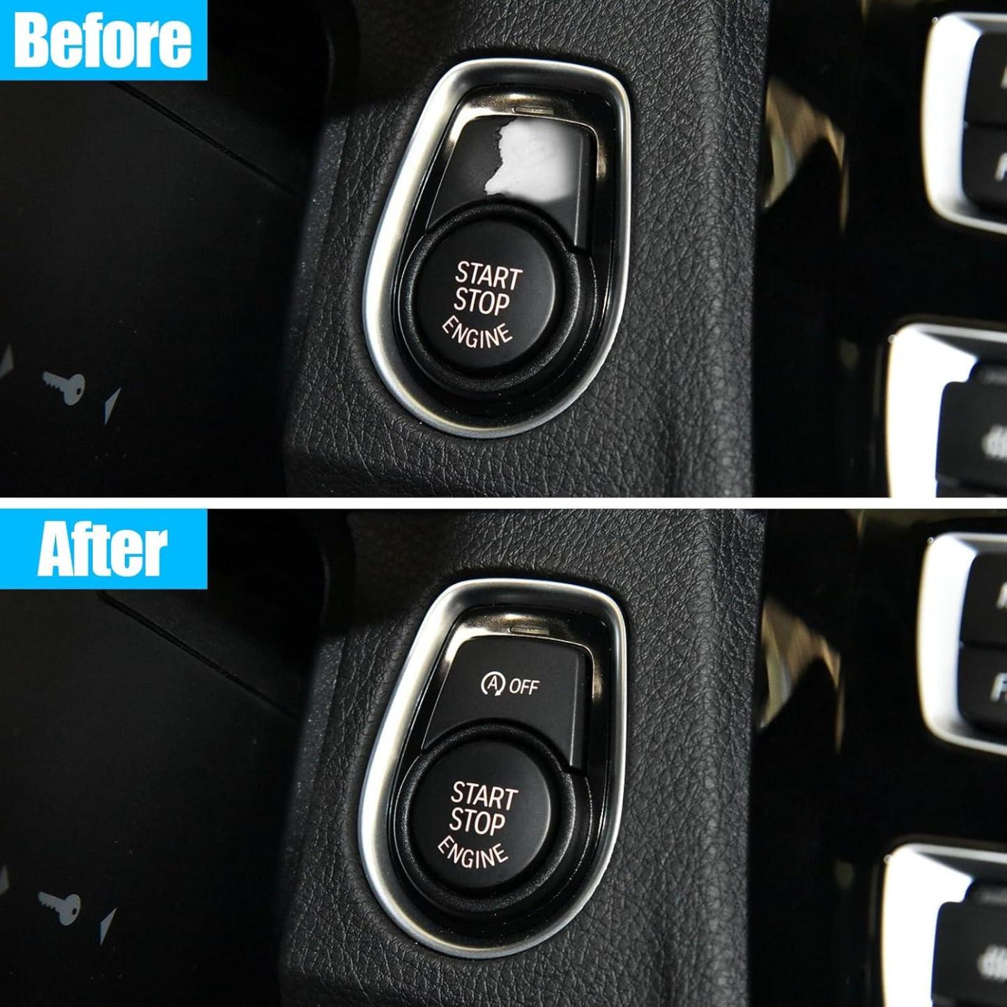 Compatible with BMW A Off Button Replacement for 1' F20 F21/2' F22 F23/3' F30 F31/4' F32 F33 Series. Engine Switch Auto Start Stop Off Button for BMW 1 2 3 4 Series-autoydsstore