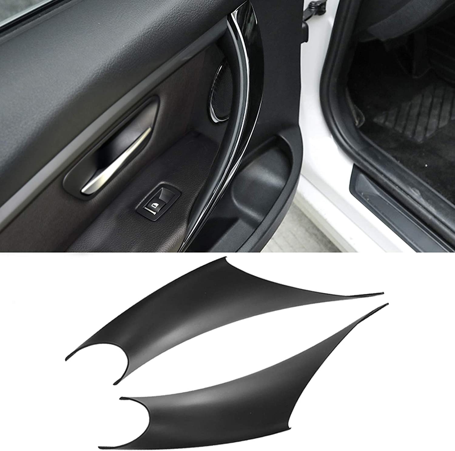 For BMW 3 Series Car Door Handle-F30/F31/F80 2pcs| Black | YDSSTORE