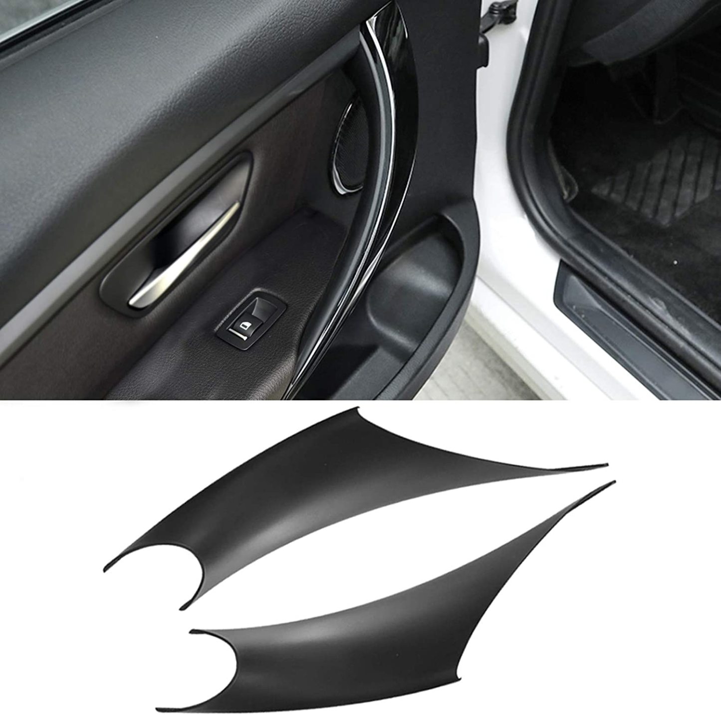 For BMW 3 Series Car Door Handle-F30/F31/F80 2pcs| Black | YDSSTORE