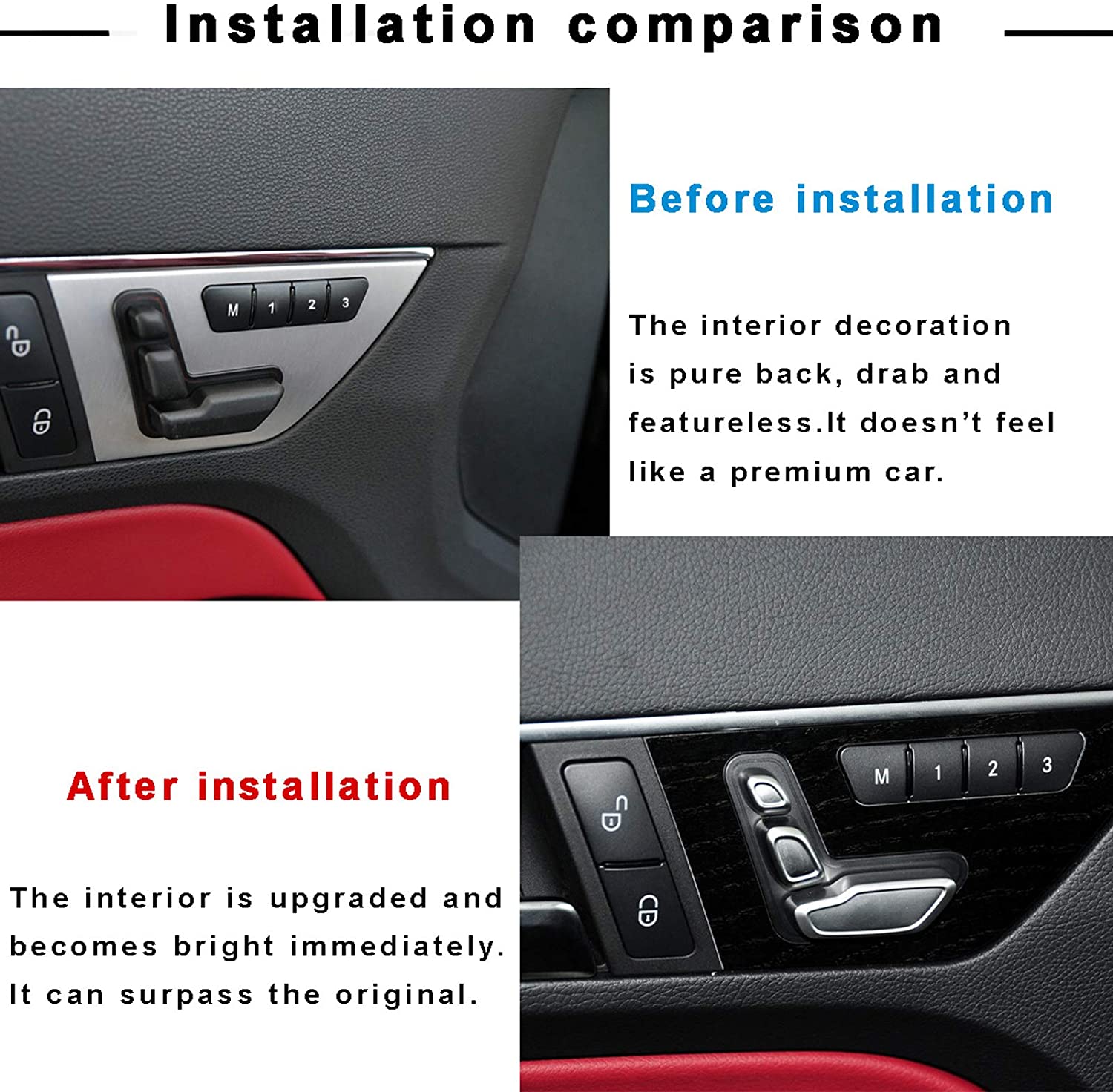 For Mercedes Benz Door Seat Switch Button - Left+Right | YDSSTORE