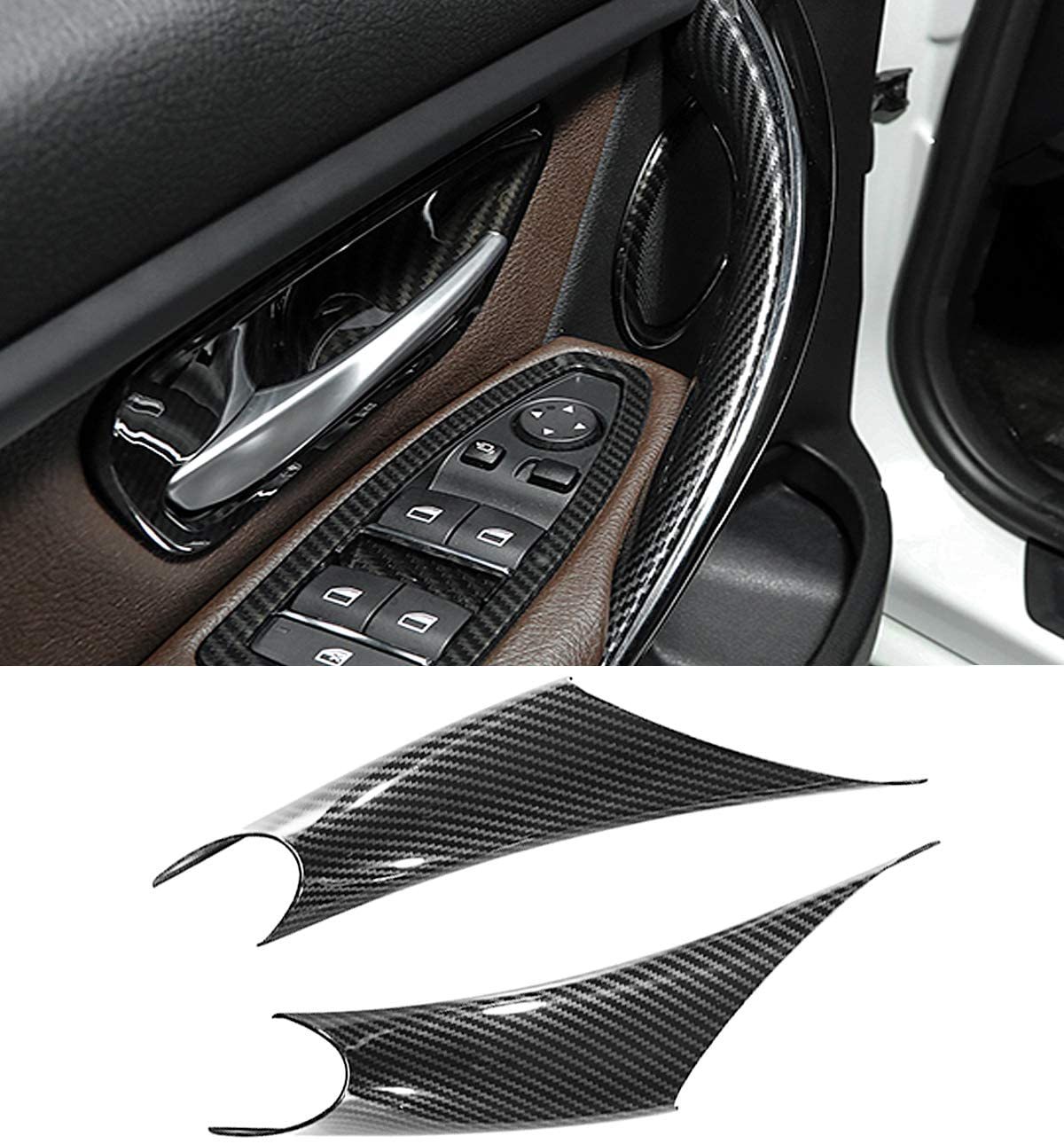Upgraded For BMW 3/4 Car Door Handle-F30/F31/F32/F36 F80 2pcs| Carbon Fiber | YDSSTORE-autoydsstore